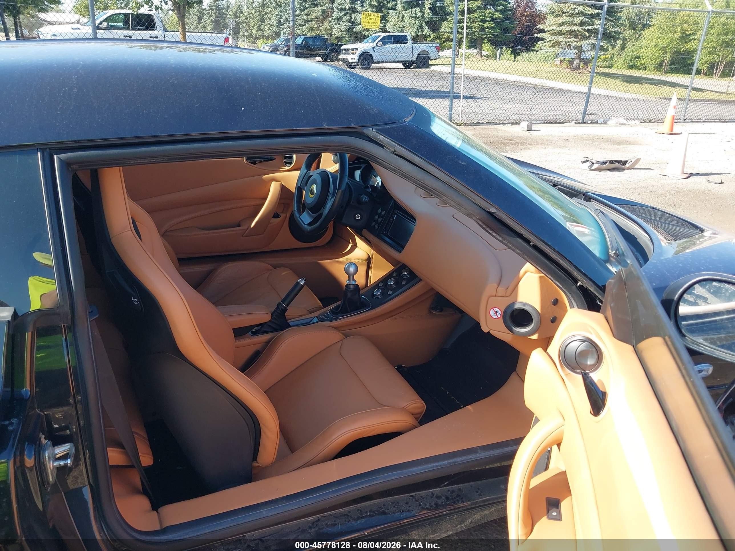 2014 Lotus Evora S 2+2 Black vin: SCCLMDSU8EHA10035