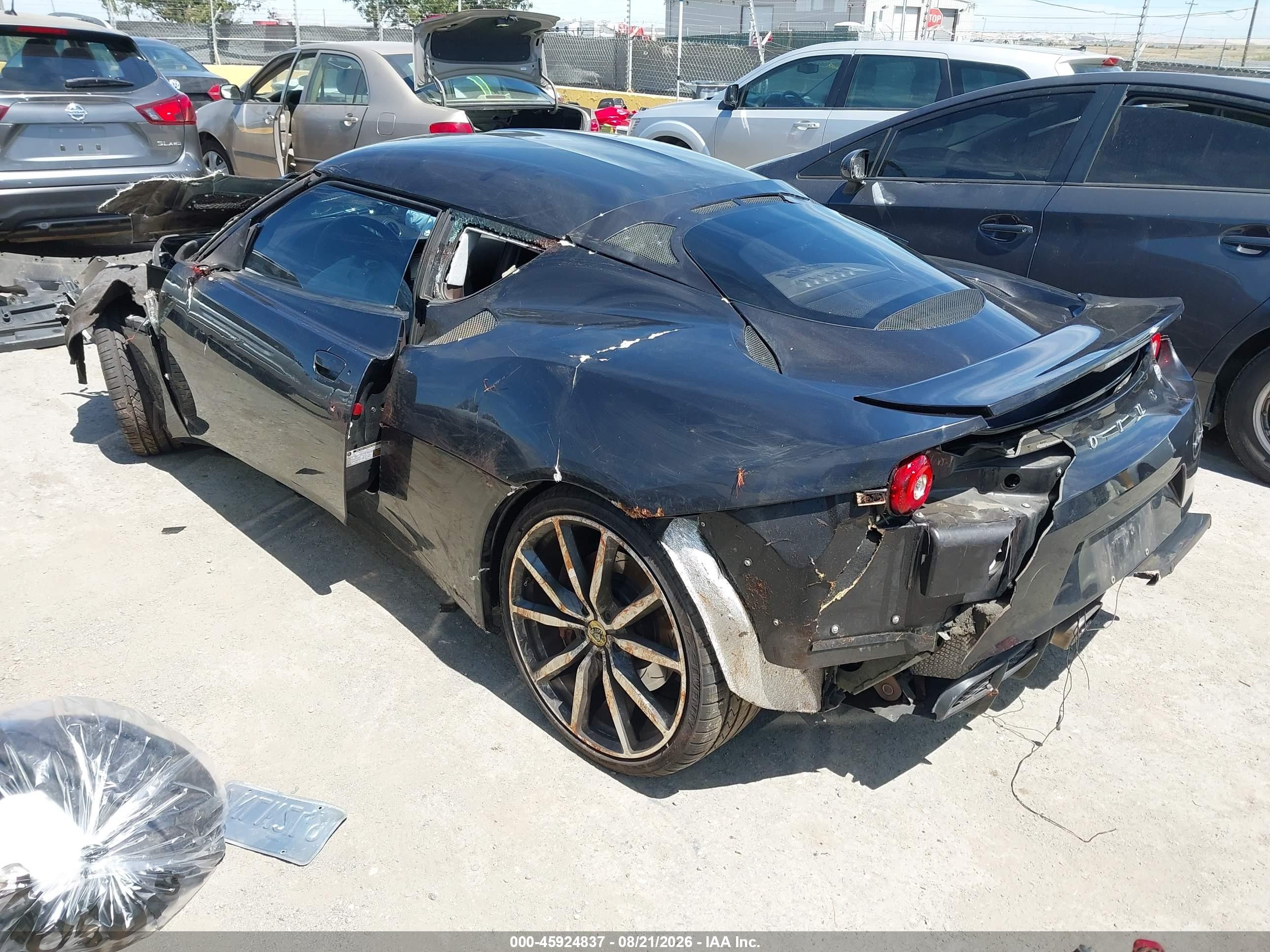 2014 Lotus Evora S 2+2 Black vin: SCCLMDSU8EHA10293