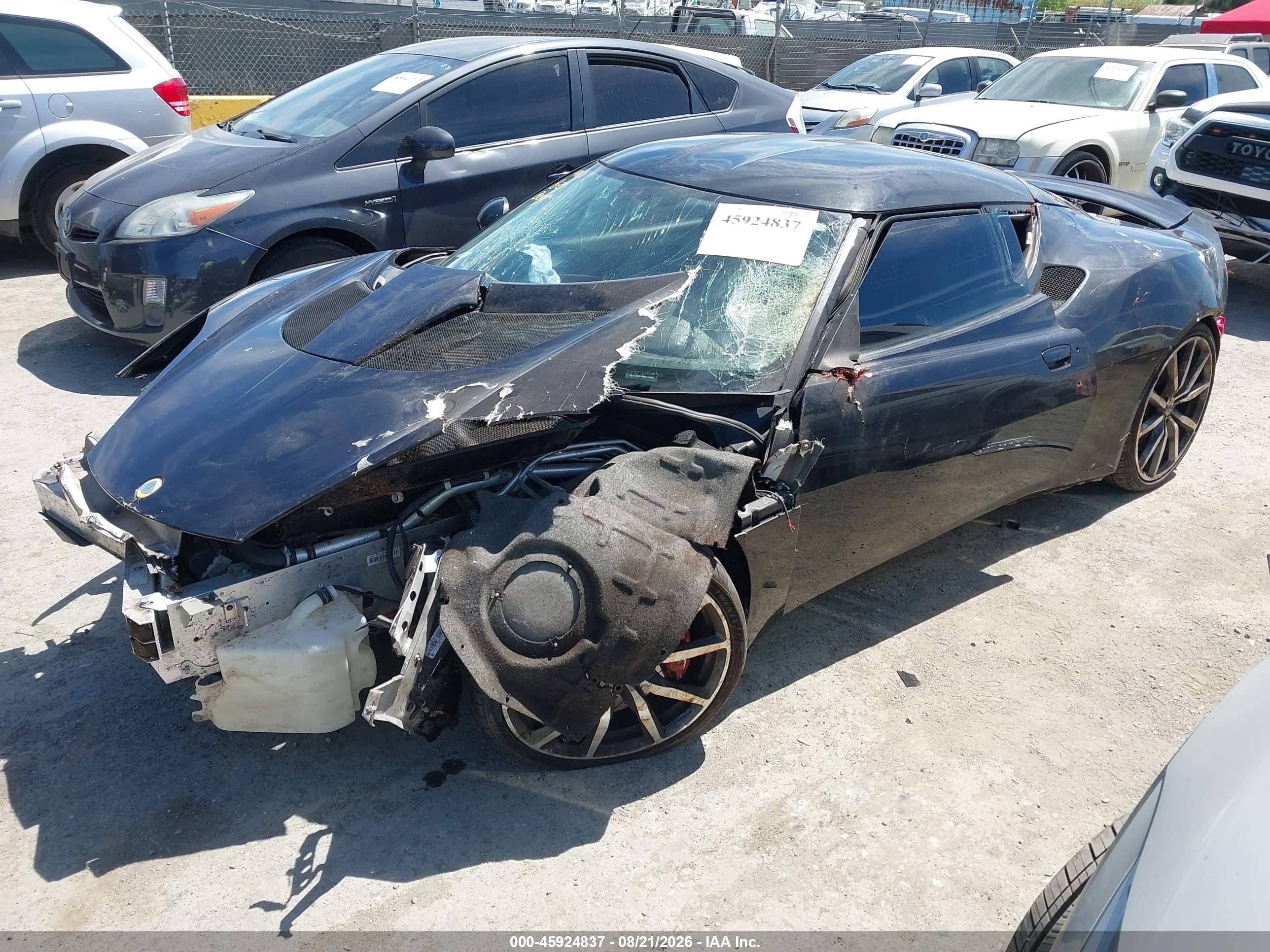 2014 Lotus Evora S 2+2 Black vin: SCCLMDSU8EHA10293