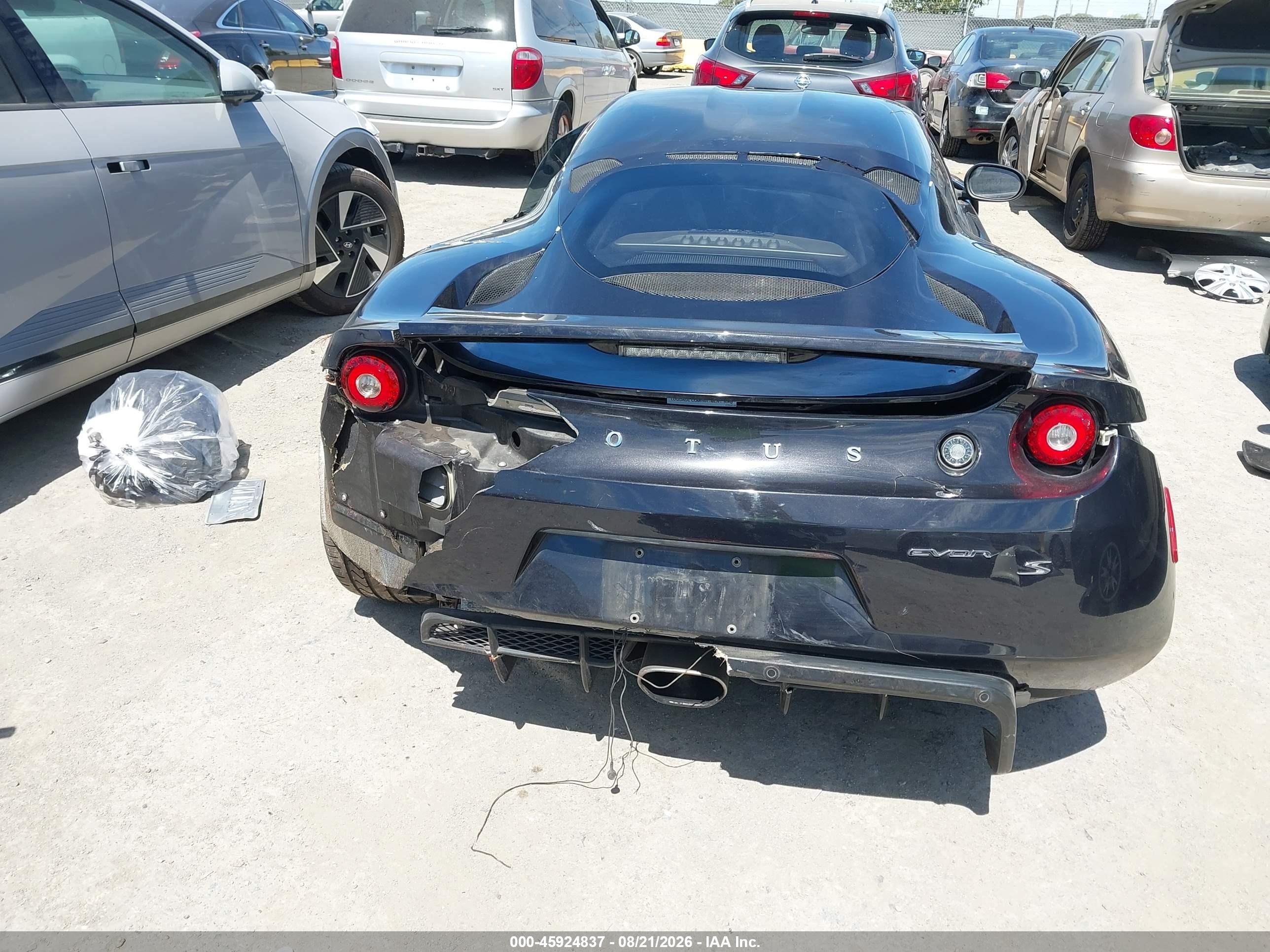 2014 Lotus Evora S 2+2 Black vin: SCCLMDSU8EHA10293