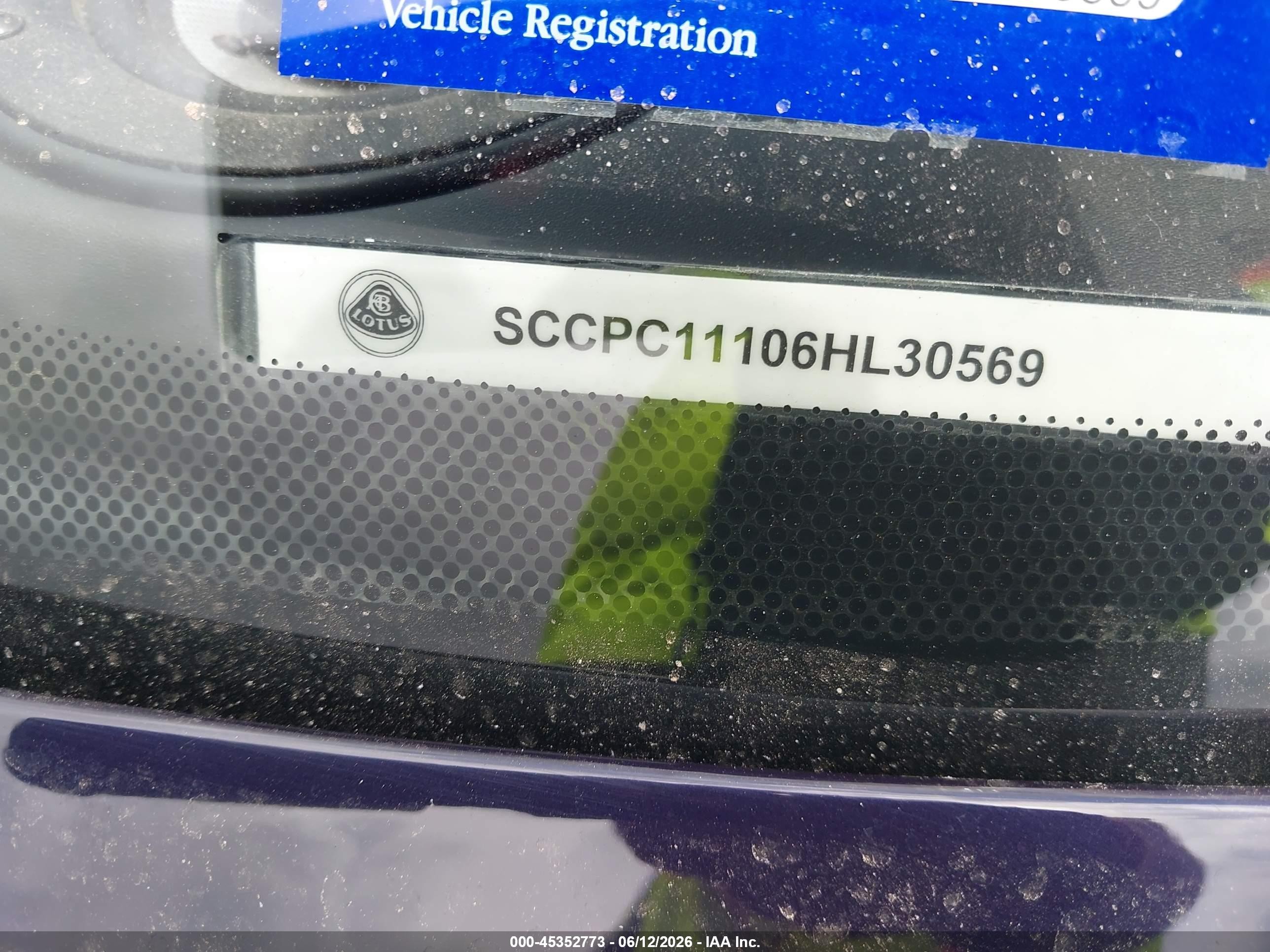2006 Lotus Elise   Purple vin: SCCPC11106HL30569