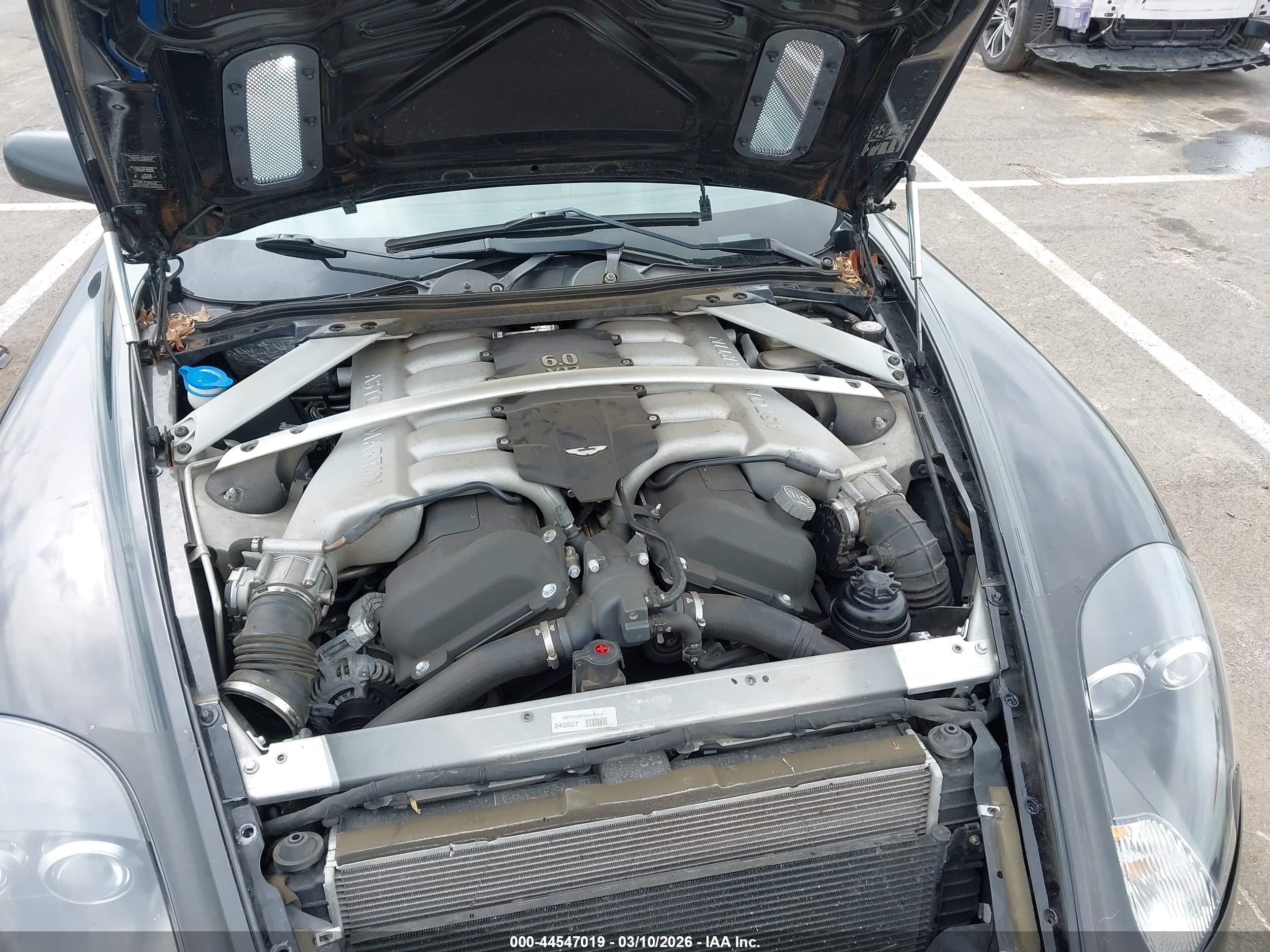 2006 Aston Martin Db9 Volante Черный vin: SCFAD02A06GB05902