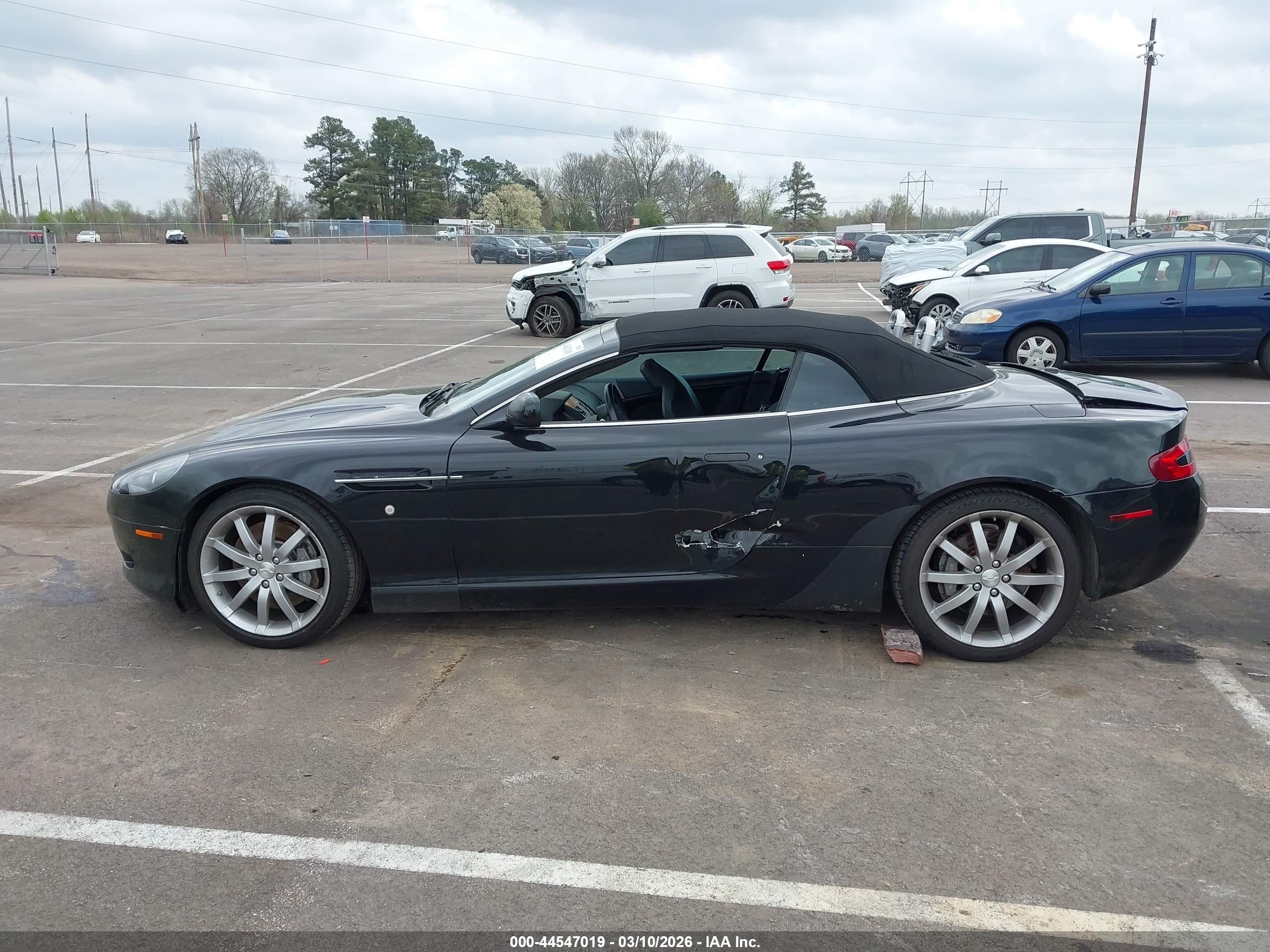 2006 Aston Martin Db9 Volante Черный vin: SCFAD02A06GB05902