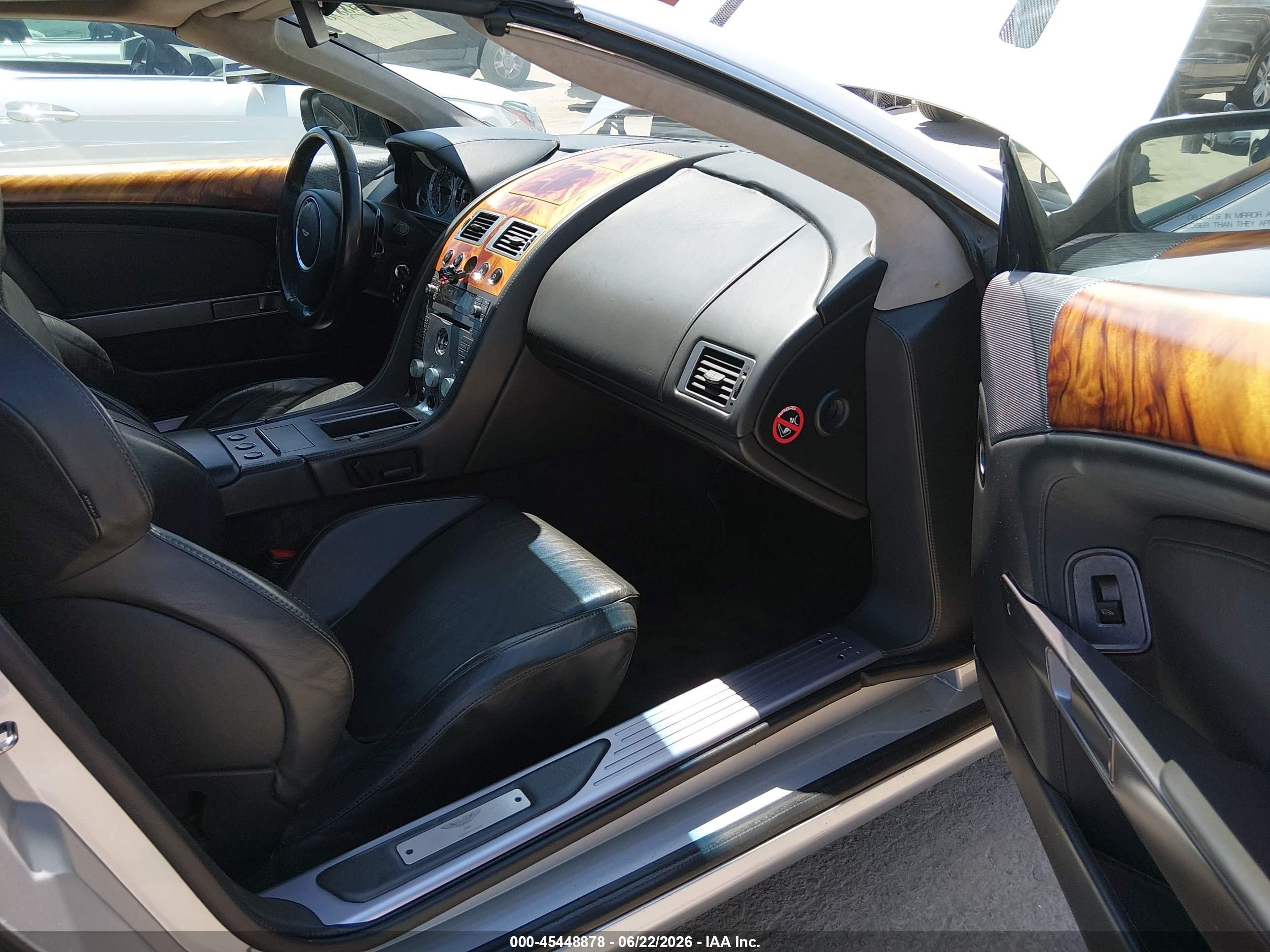 2006 Aston Martin Db9 Volante Серебряный vin: SCFAD02A26GB05268