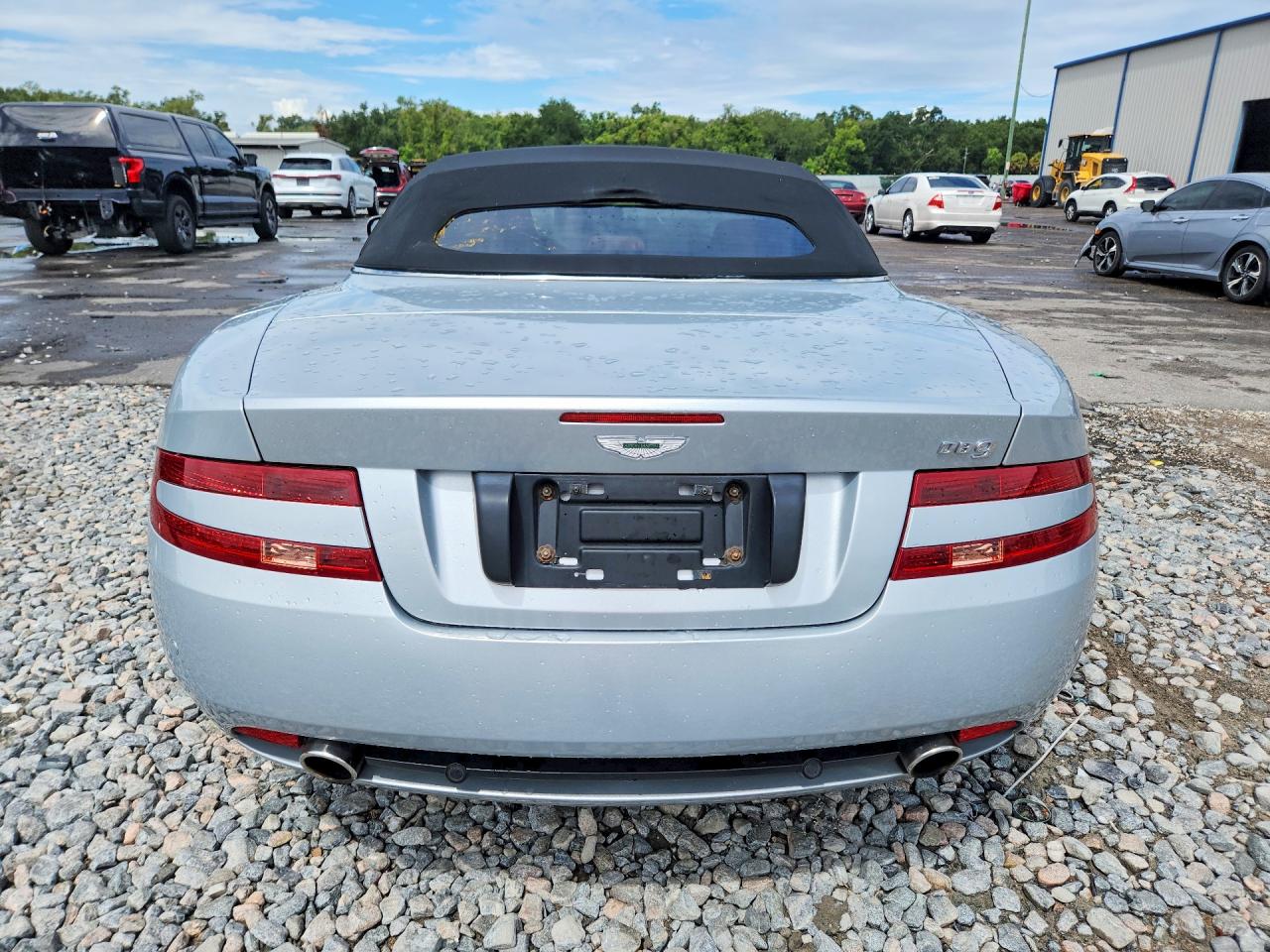 2006 Aston Martin Db9 Volante Silver vin: SCFAD02A96GB04649