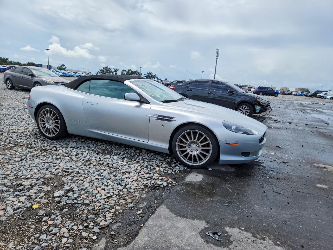 2006 Aston Martin Db9 Volante Silver vin: SCFAD02A96GB04649