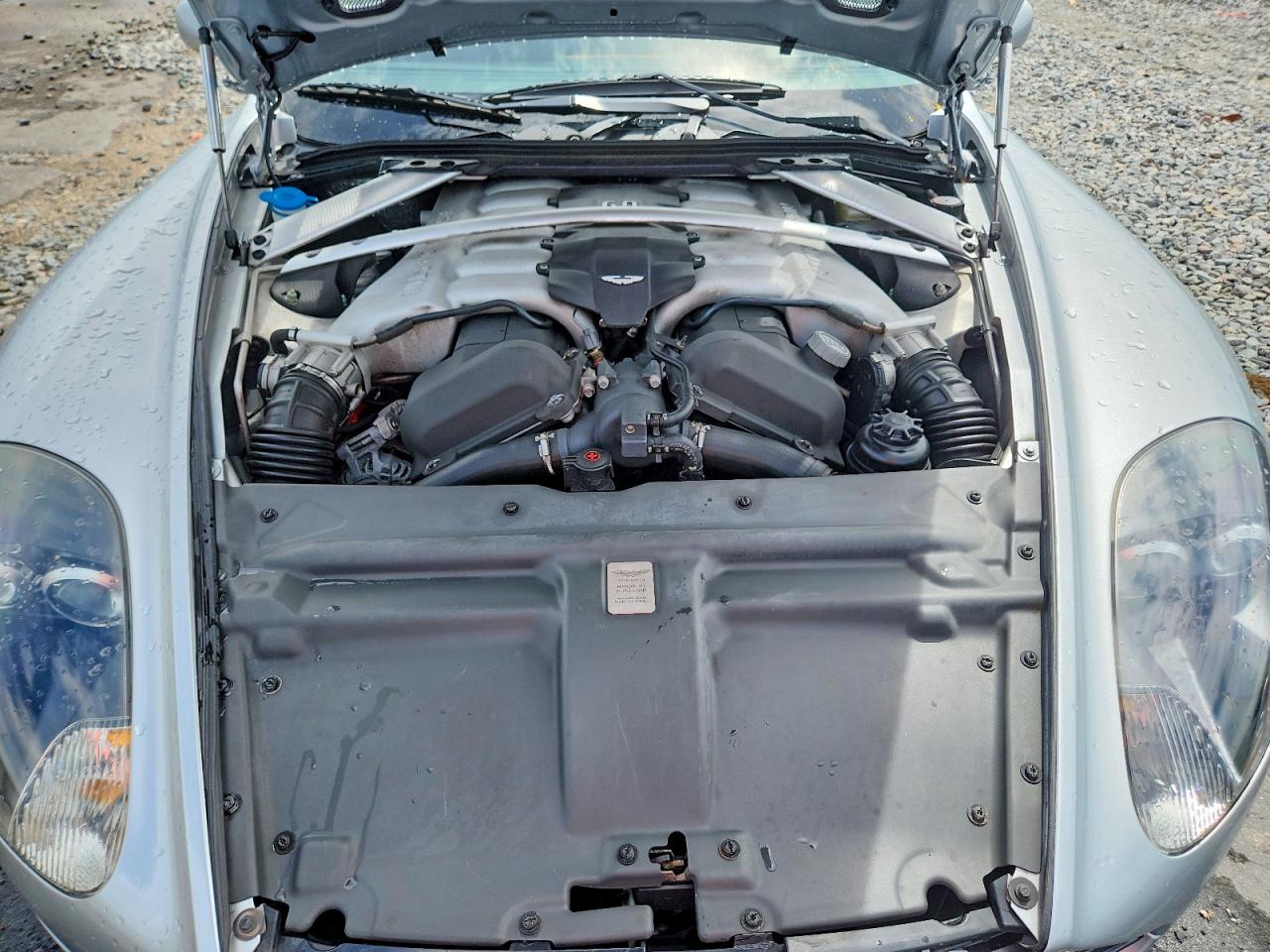 2006 Aston Martin Db9 Volante Silver vin: SCFAD02A96GB04649