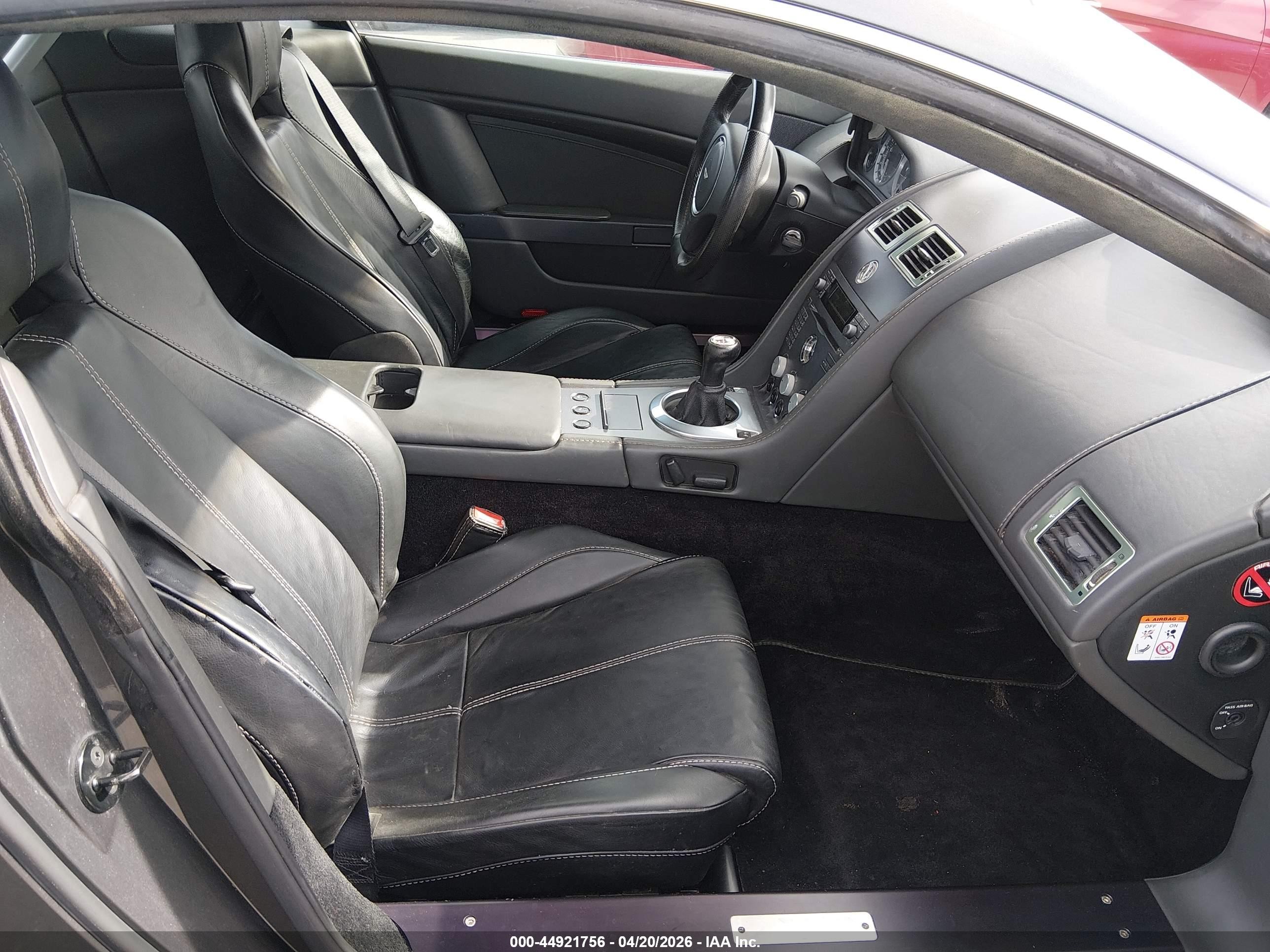 2006 Aston Martin V8 Vantage   Серый vin: SCFBB03BX6GC01747