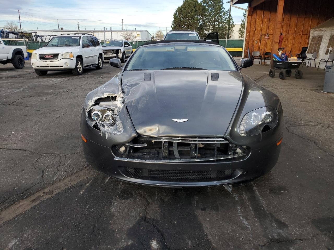 2008 Aston Martin V8 Vantage Gray vin: SCFBB04B68GD08229