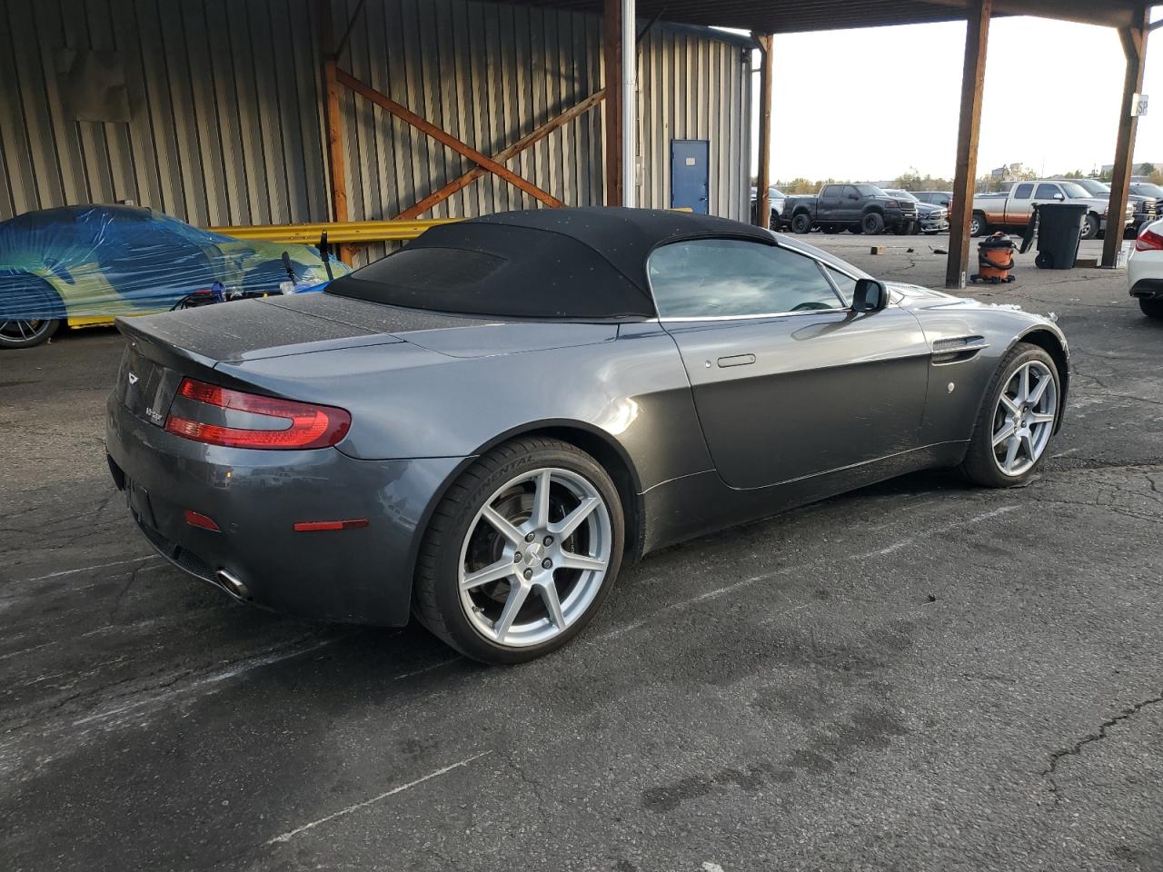 2008 Aston Martin V8 Vantage Gray vin: SCFBB04B68GD08229