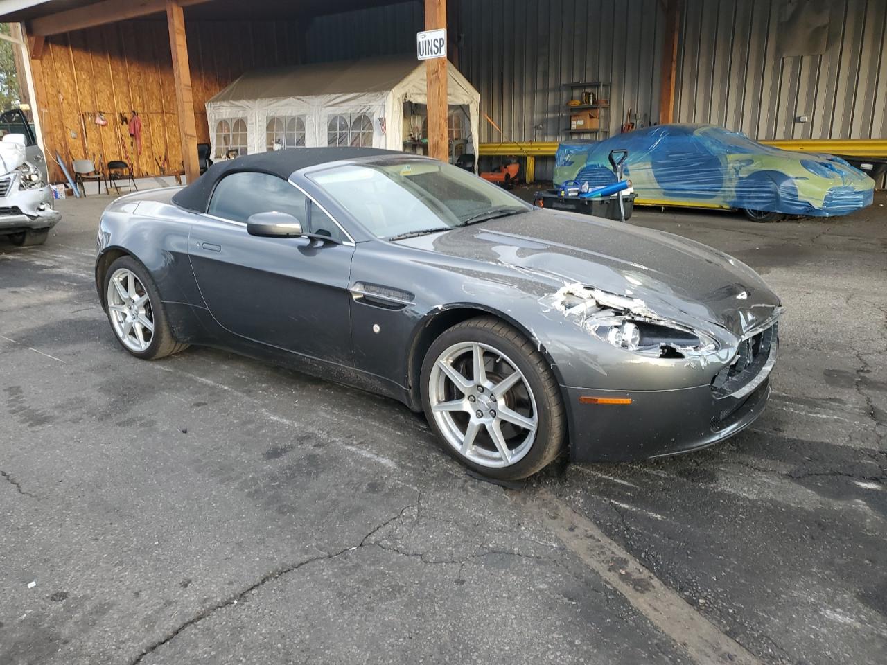 2008 Aston Martin V8 Vantage Gray vin: SCFBB04B68GD08229
