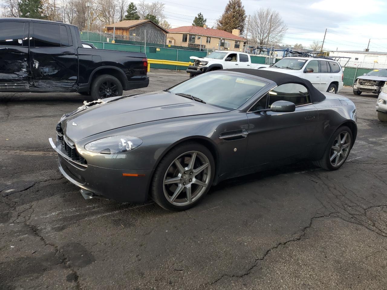 2008 Aston Martin V8 Vantage Gray vin: SCFBB04B68GD08229