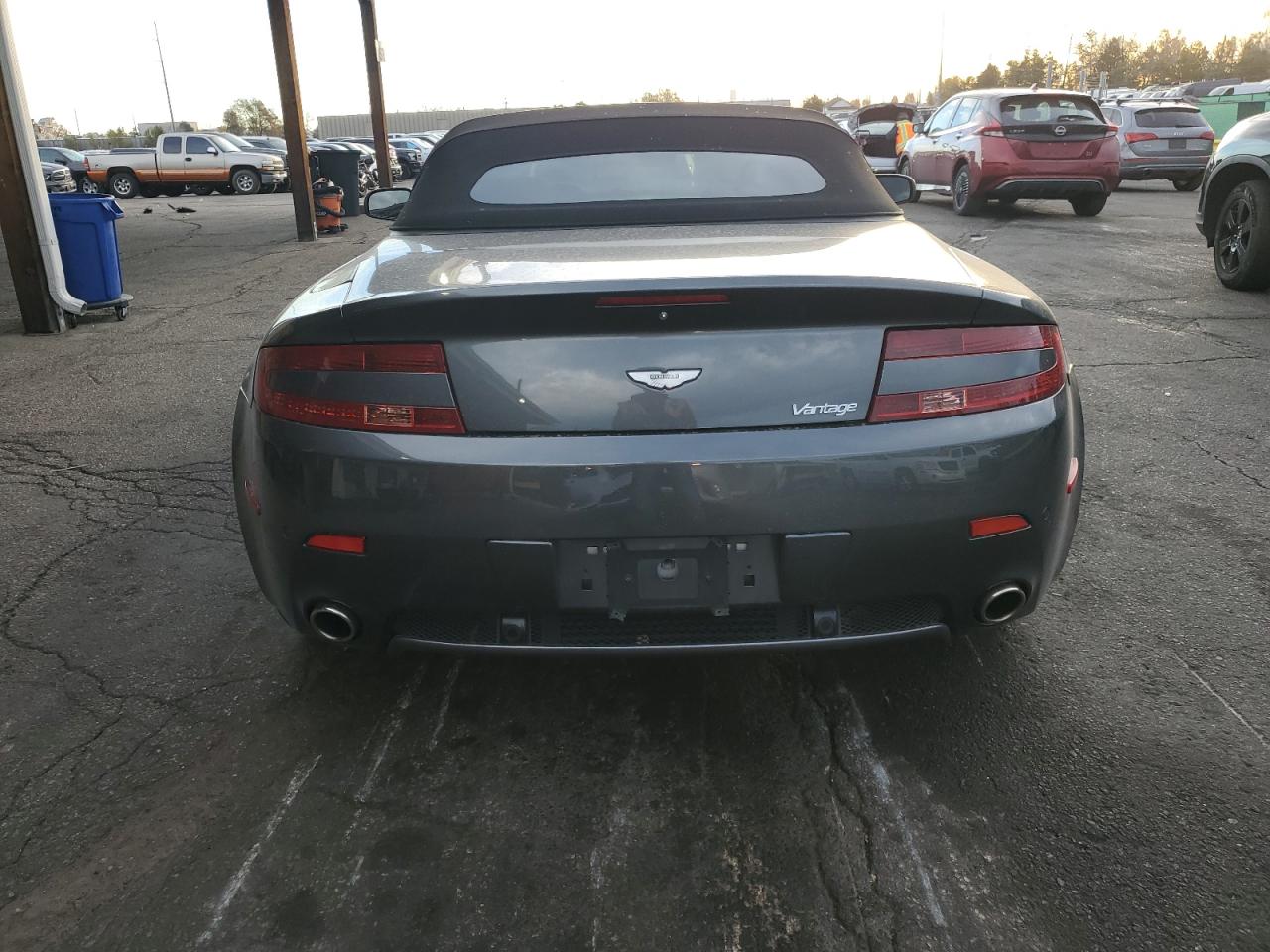 2008 Aston Martin V8 Vantage Gray vin: SCFBB04B68GD08229