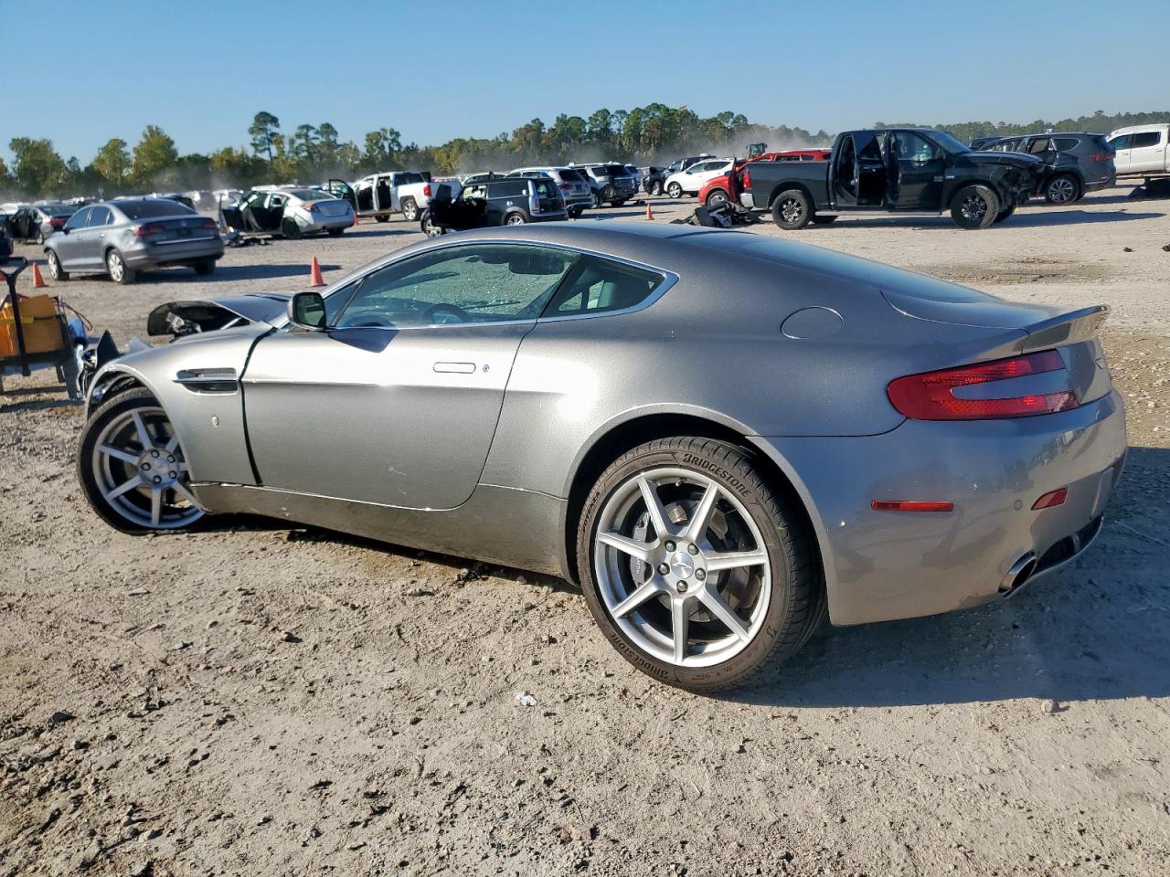 2008 Aston Martin V8 Vantage Gray vin: SCFBF03B38GC09910