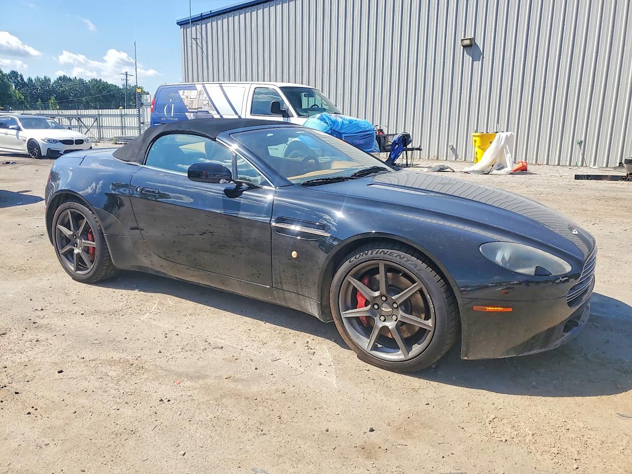 2008 Aston Martin V8 Vantage Black vin: SCFBF04B88GD08706