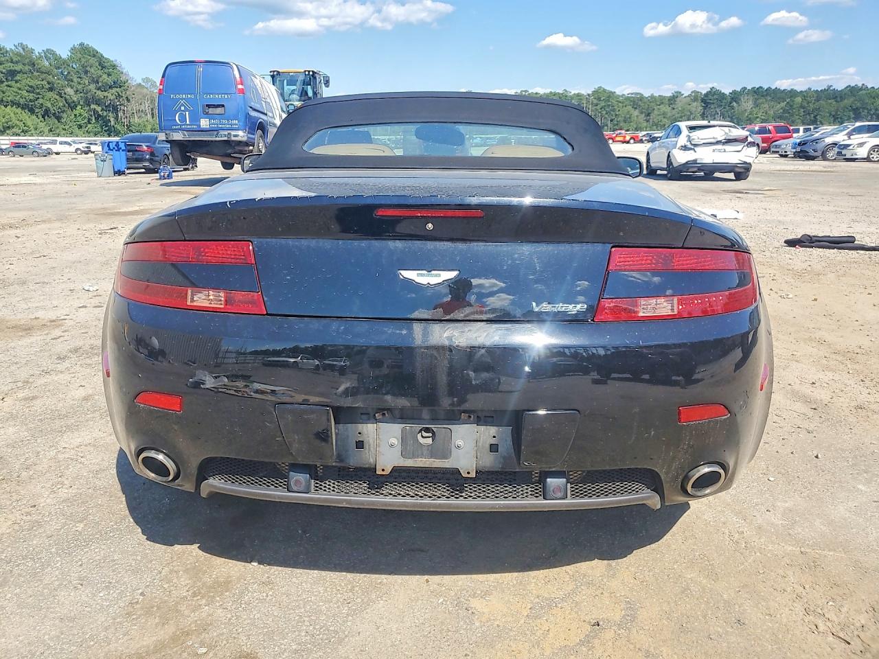 2008 Aston Martin V8 Vantage Black vin: SCFBF04B88GD08706