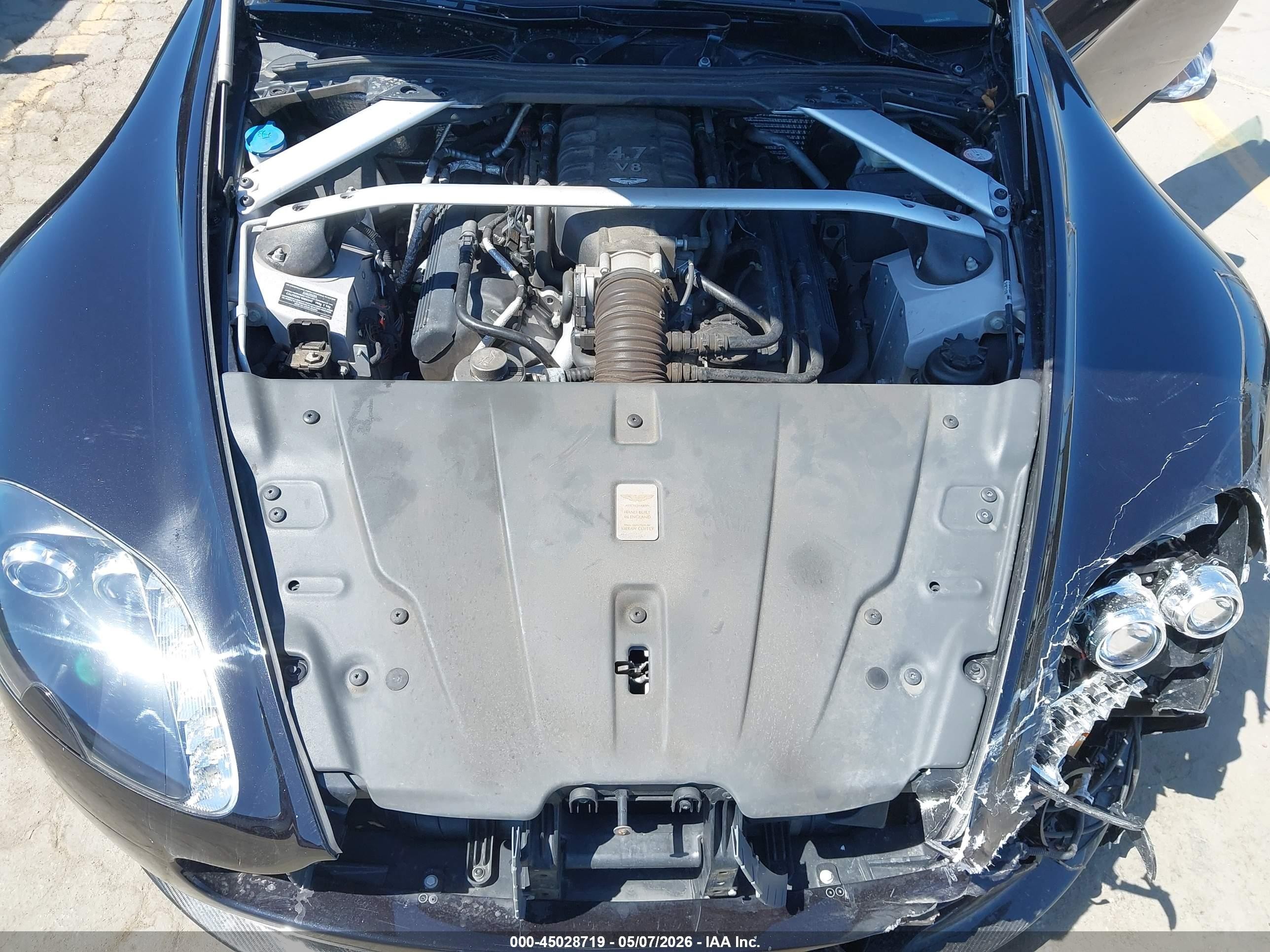 2013 Aston Martin V8 Vantage S Черный vin: SCFEBBDL8DGC17765