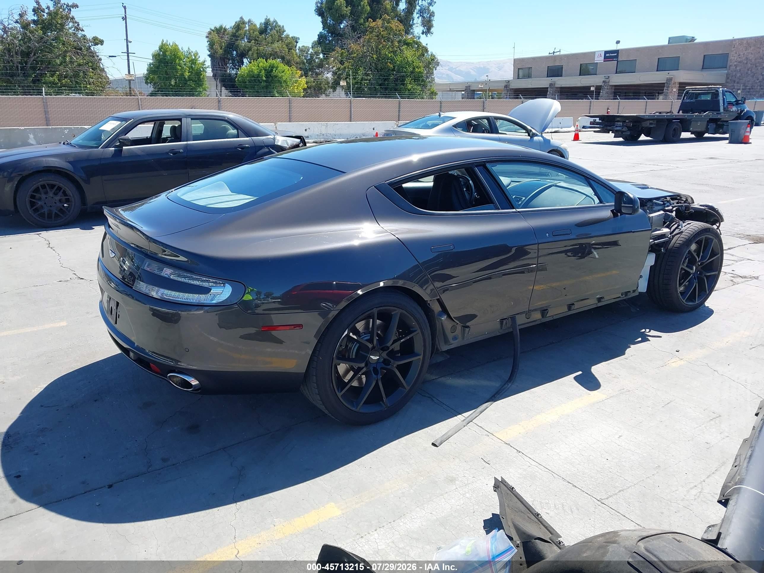 2014 Aston Martin Rapide S   Gray vin: SCFHDDBT3EGF04020