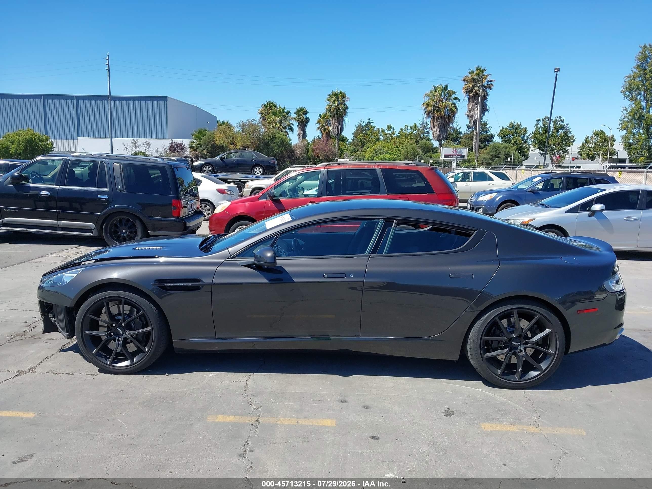 2014 Aston Martin Rapide S   Gray vin: SCFHDDBT3EGF04020
