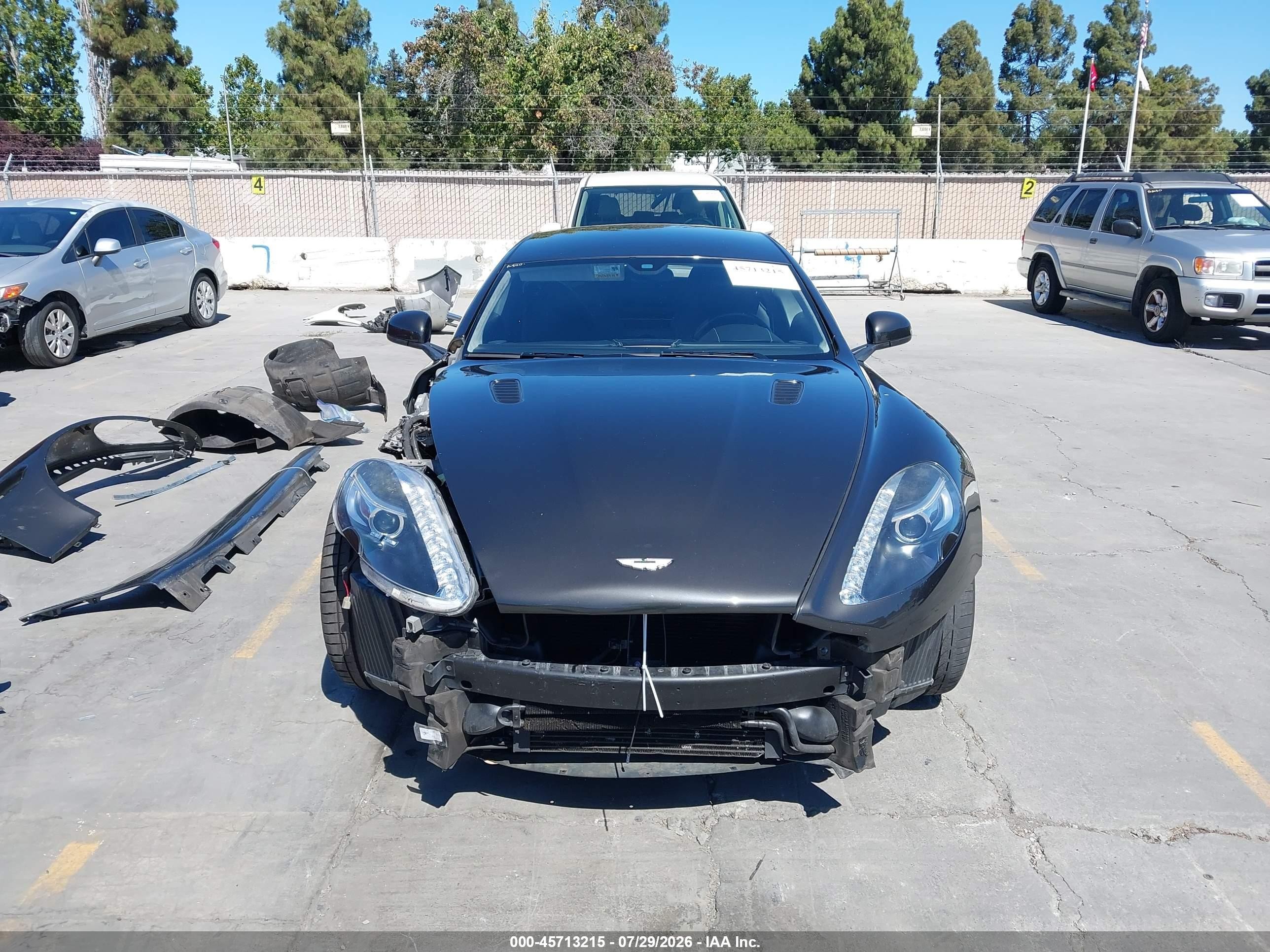 2014 Aston Martin Rapide S   Gray vin: SCFHDDBT3EGF04020