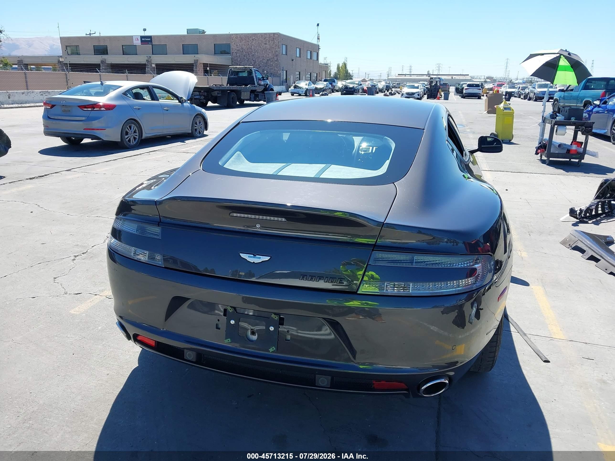 2014 Aston Martin Rapide S   Gray vin: SCFHDDBT3EGF04020