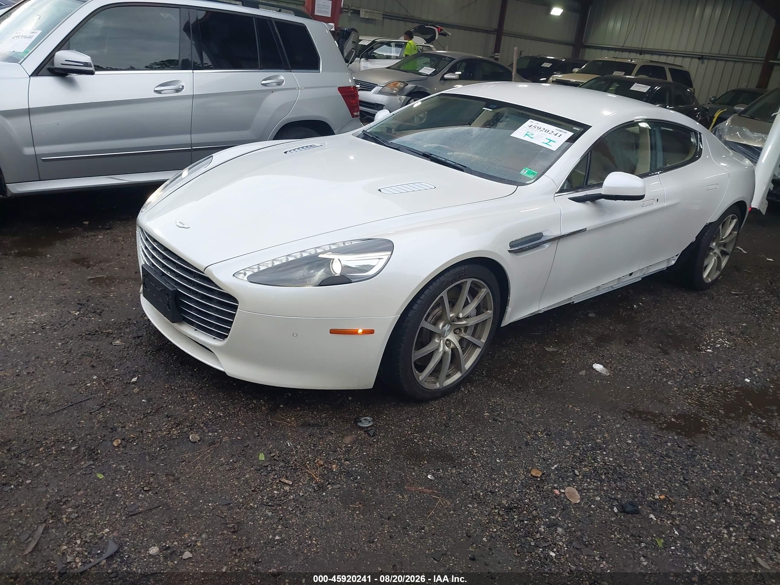 2015 Aston Martin Rapide S   White vin: SCFHMDBS1FGF04669