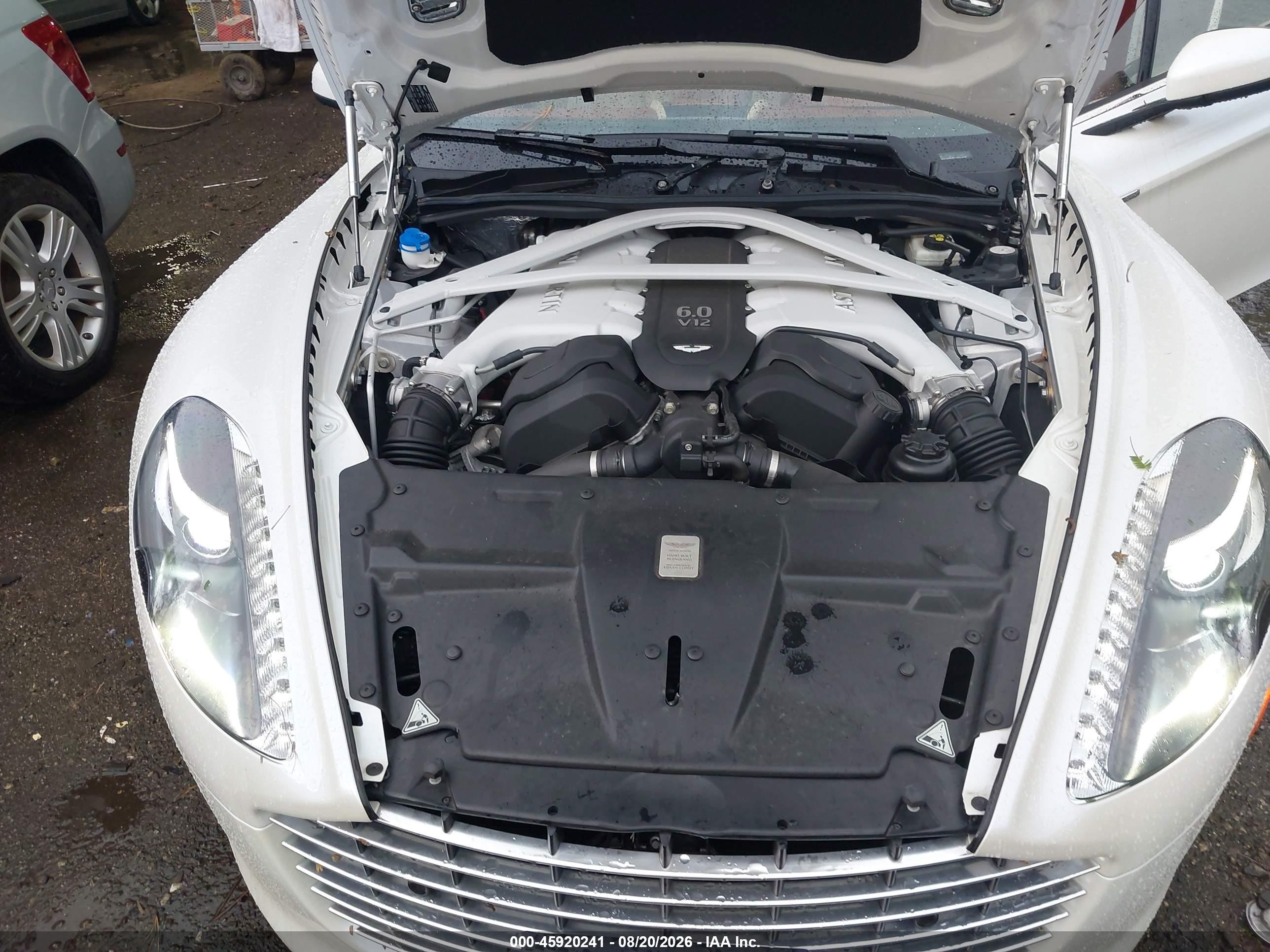 2015 Aston Martin Rapide S   White vin: SCFHMDBS1FGF04669