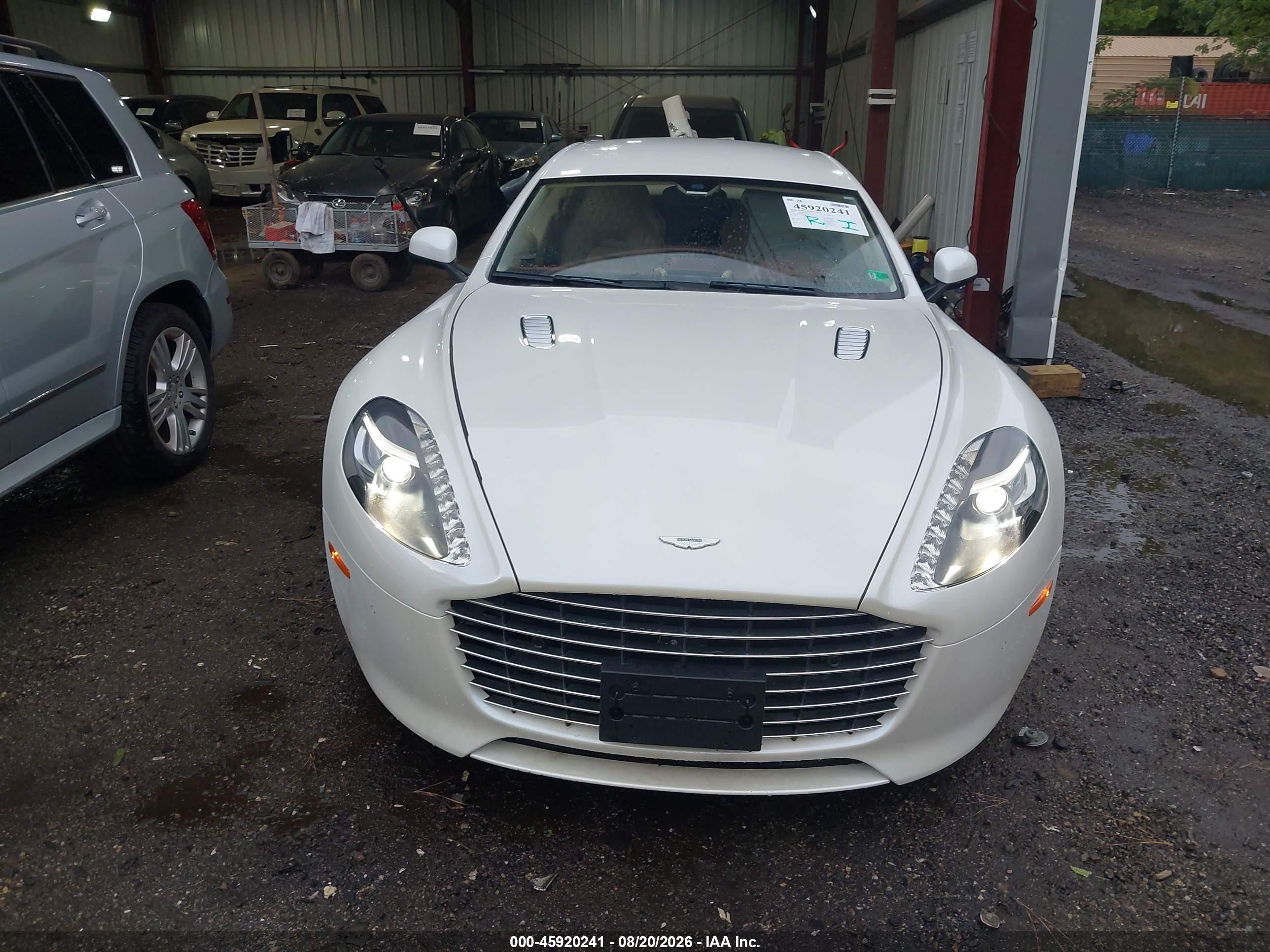 2015 Aston Martin Rapide S   White vin: SCFHMDBS1FGF04669