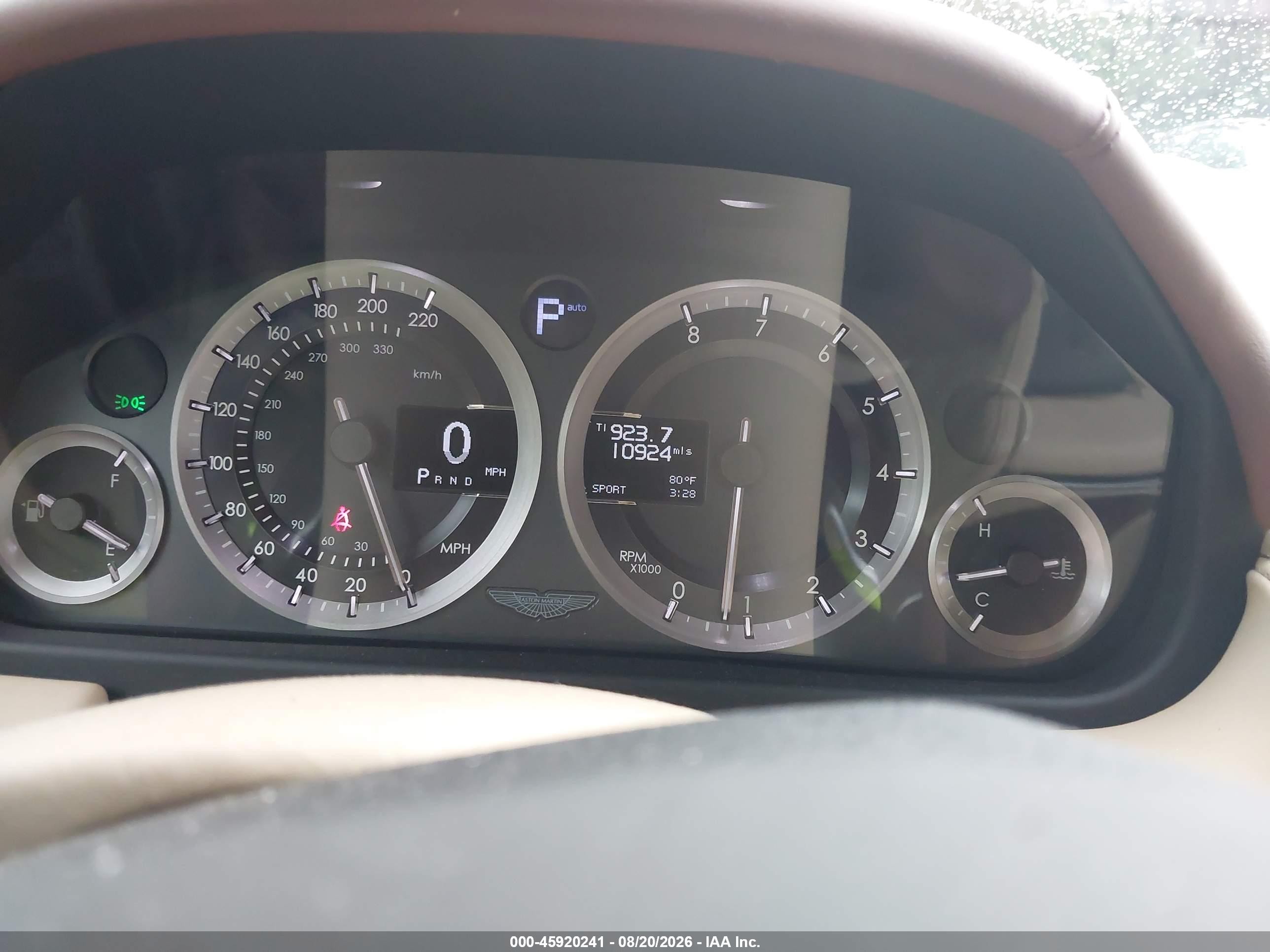 2015 Aston Martin Rapide S   White vin: SCFHMDBS1FGF04669