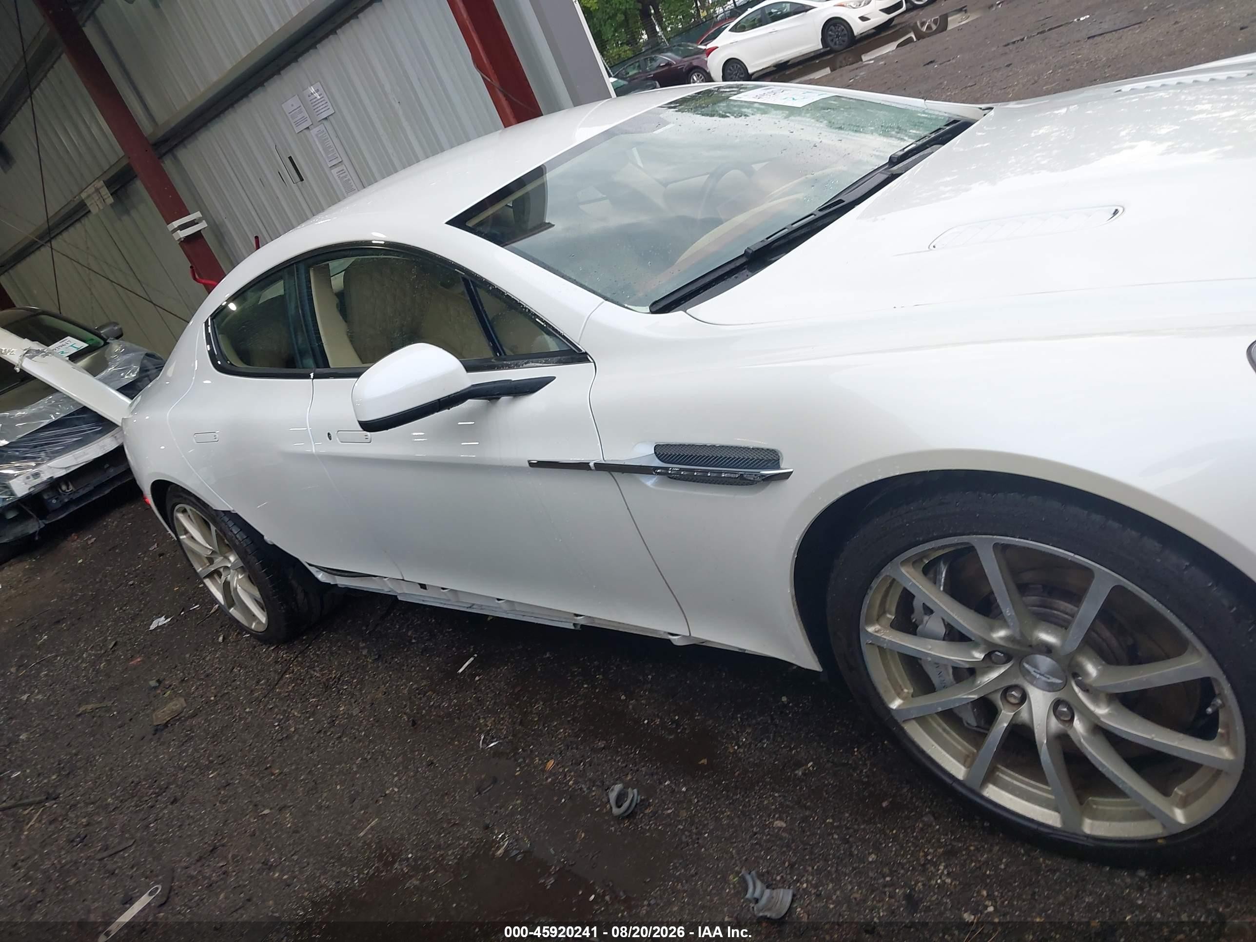 2015 Aston Martin Rapide S   White vin: SCFHMDBS1FGF04669