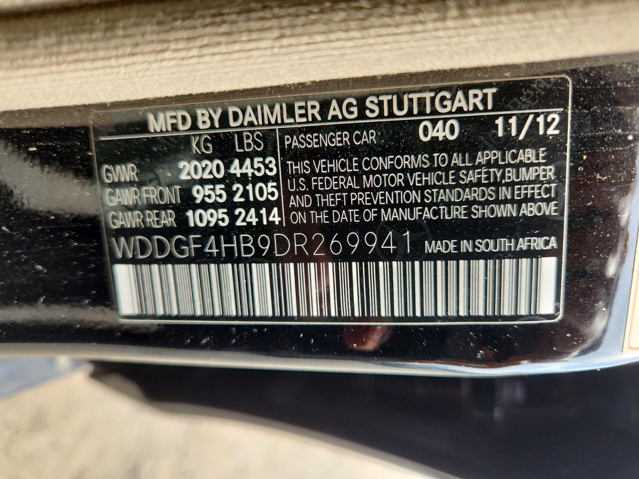 2013 Mercedes-benz C 250 Black vin: WDDGF4HB9DR269941