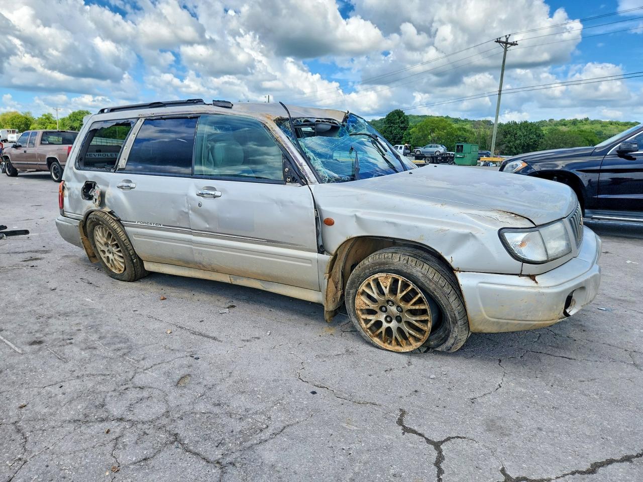 1998 Subaru Frstr Beige vin: SF9002281