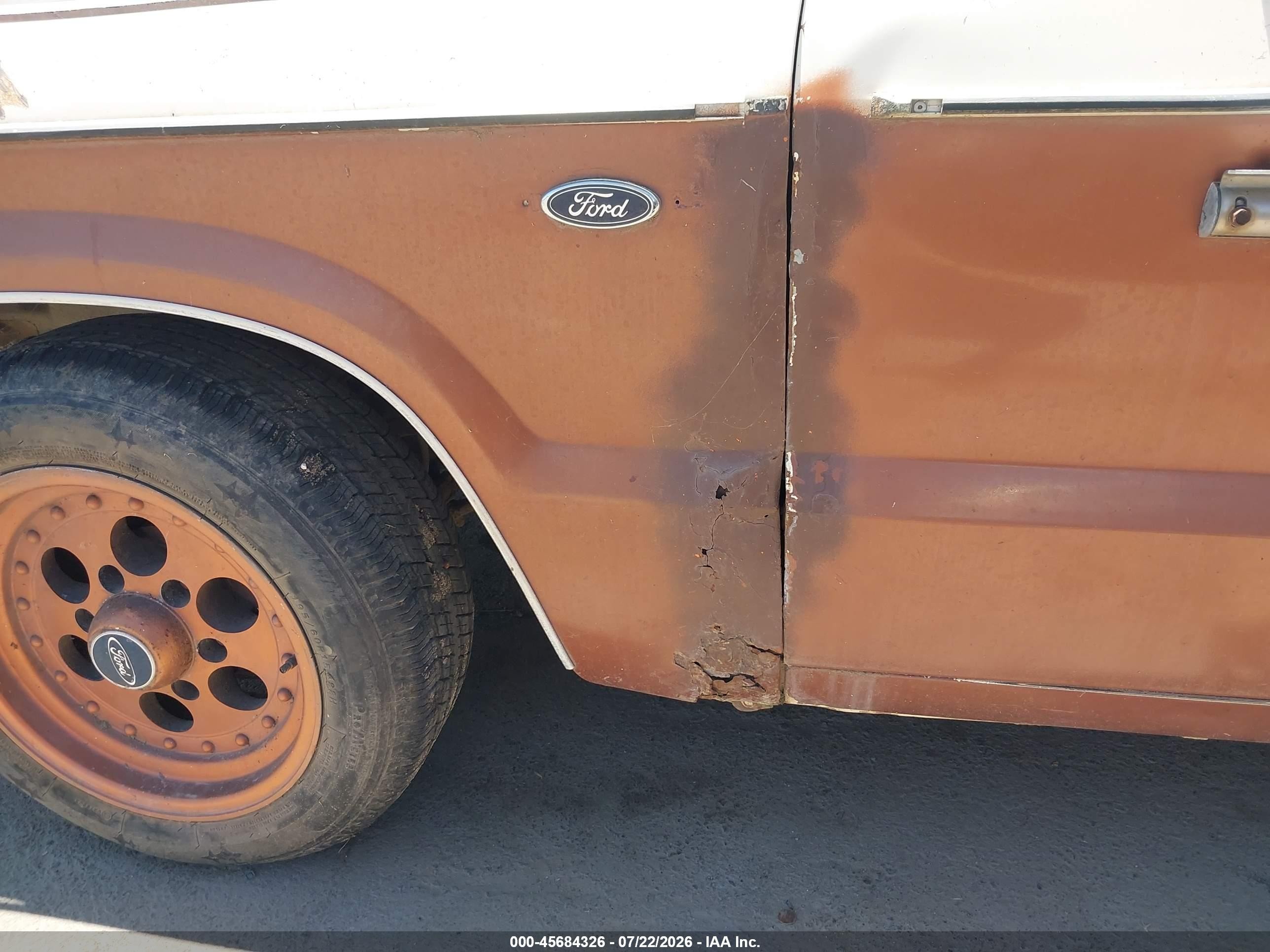 1980 Ford Courier Brown vin: SGTBXB84245