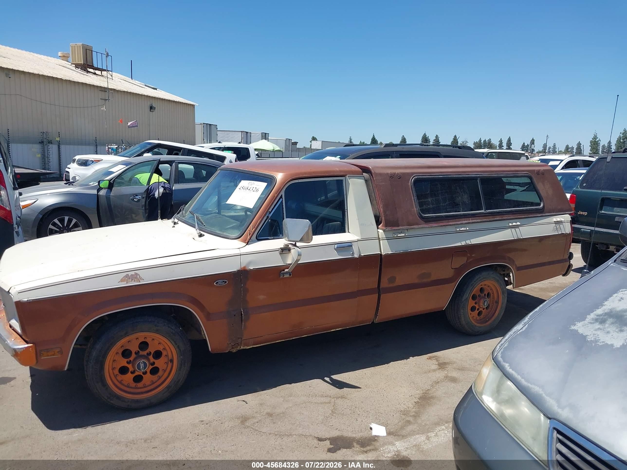 1980 Ford Courier Brown vin: SGTBXB84245