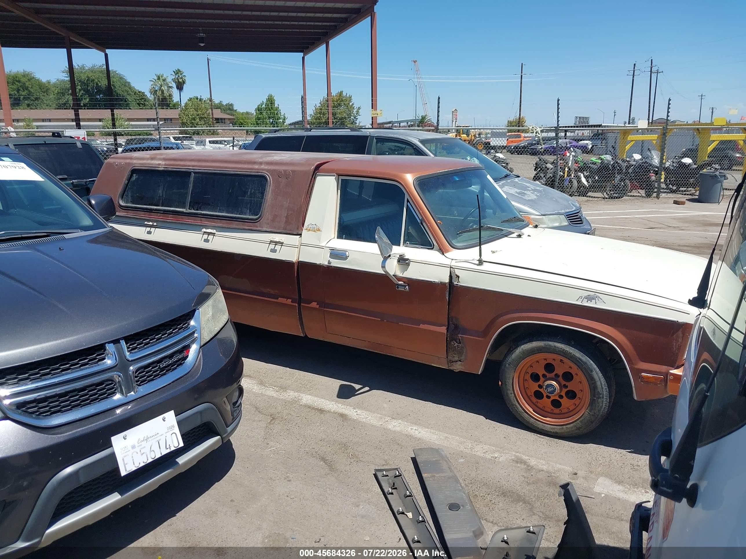 1980 Ford Courier Brown vin: SGTBXB84245