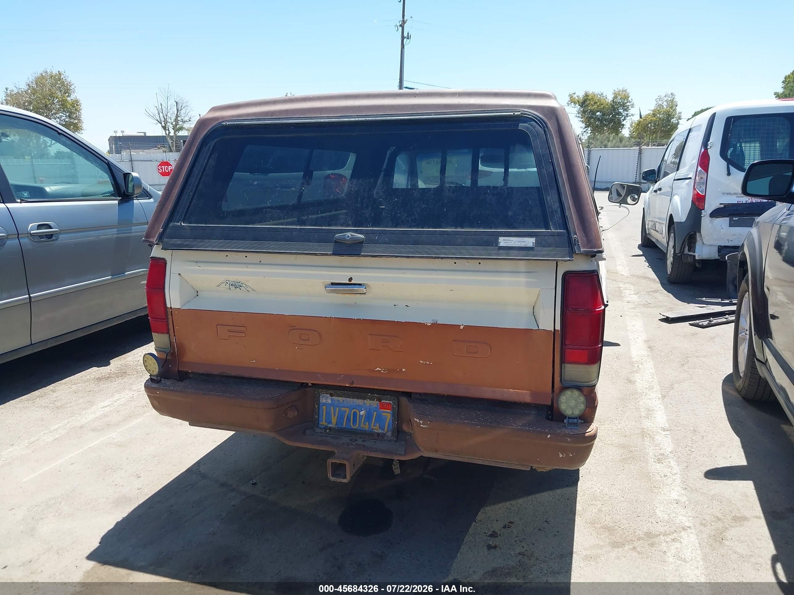 1980 Ford Courier Brown vin: SGTBXB84245