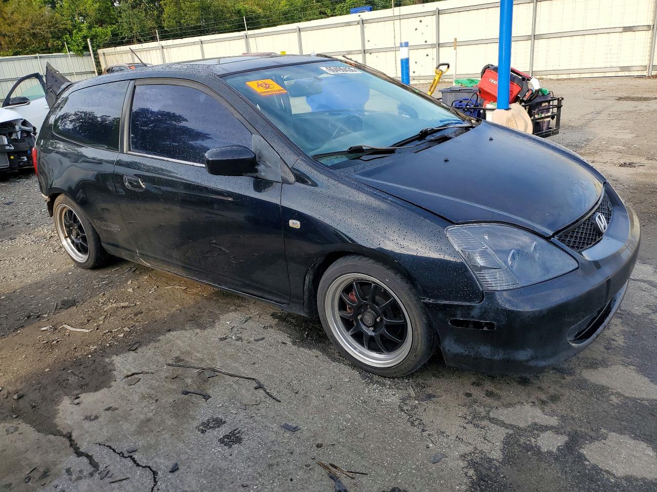 2002 Honda Civic Si Black vin: SHHEP33502U301557
