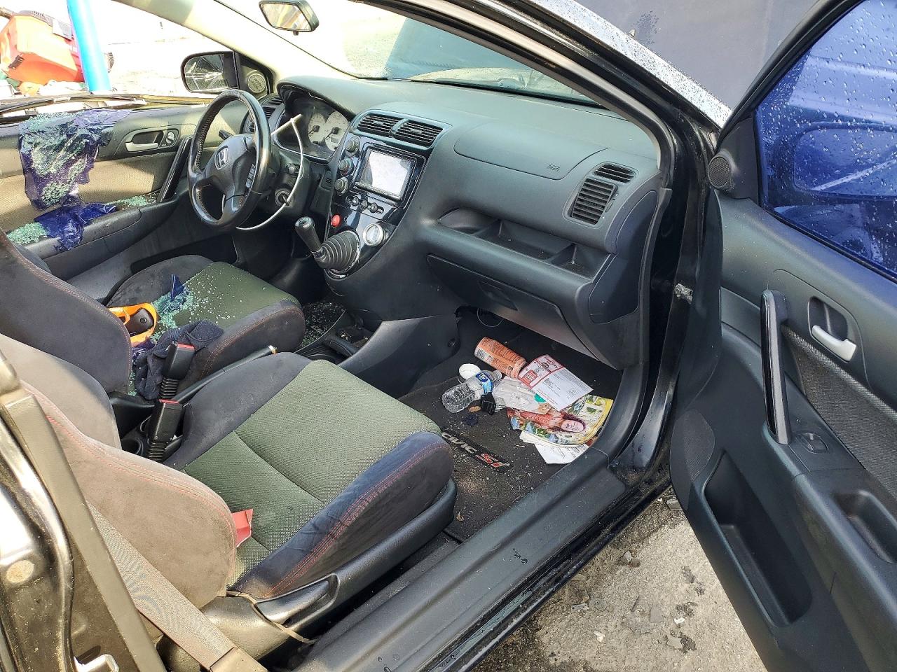2002 Honda Civic Si Black vin: SHHEP33502U301557