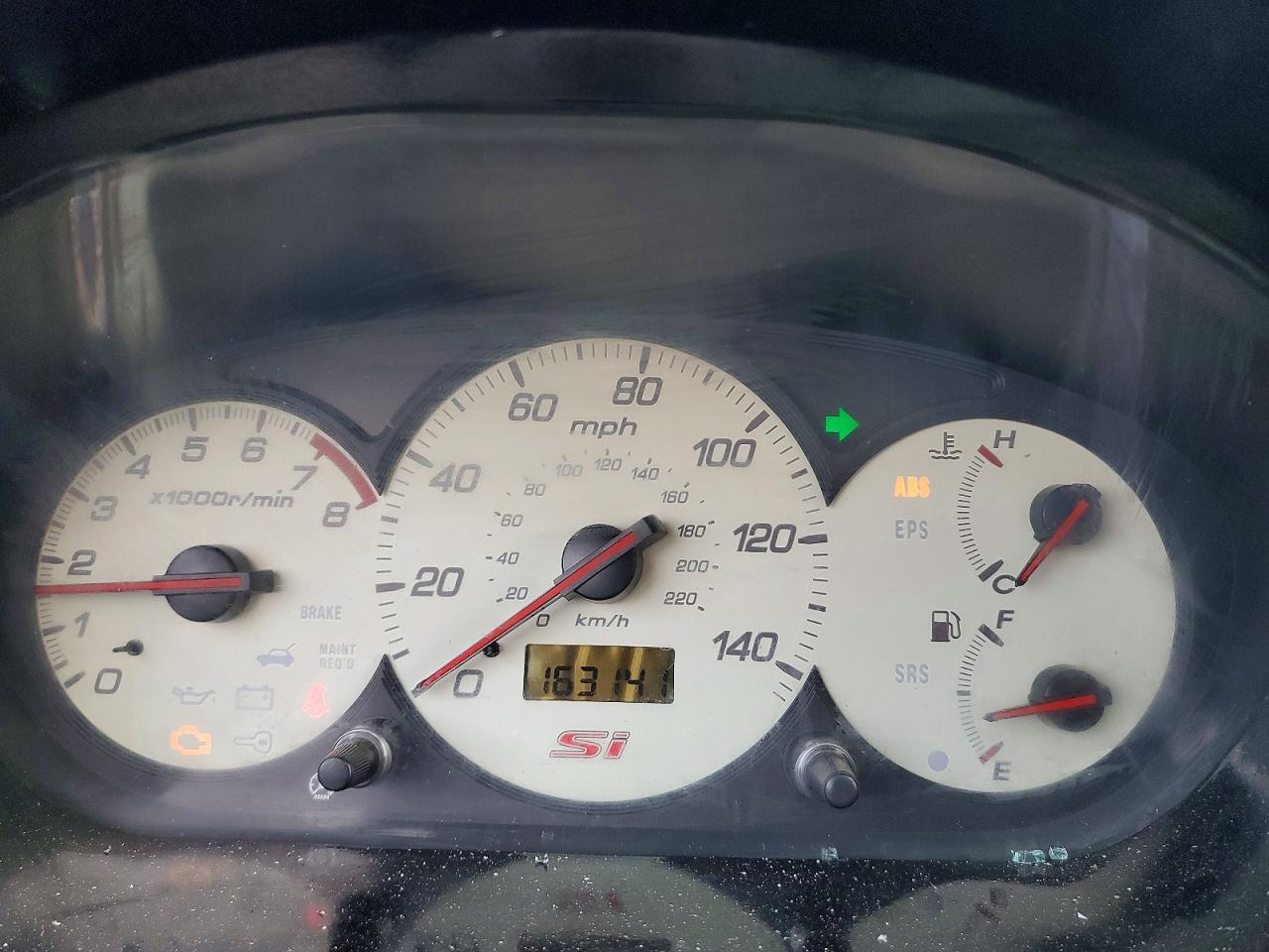 2002 Honda Civic Si Black vin: SHHEP33502U301557