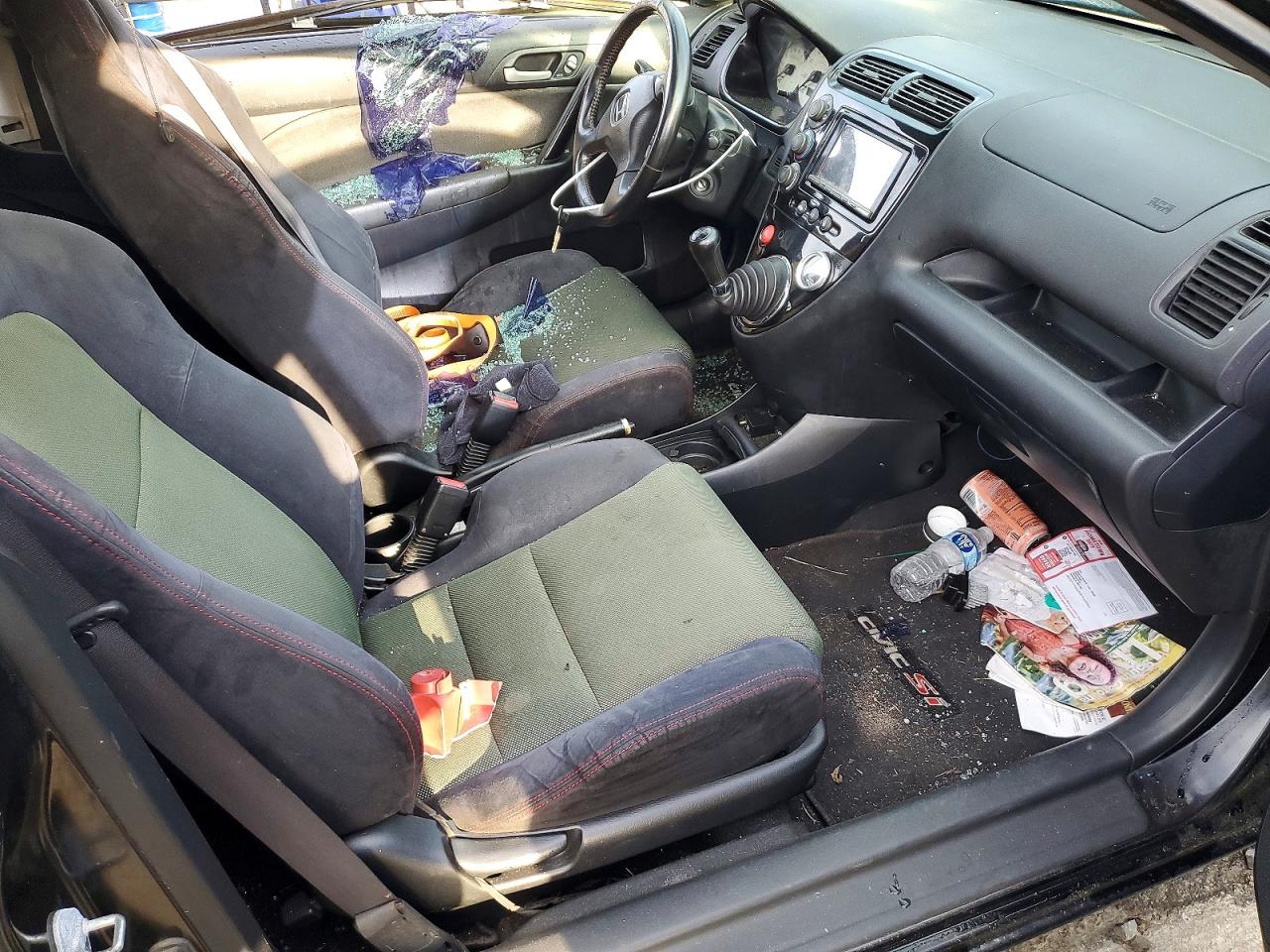 2002 Honda Civic Si Black vin: SHHEP33502U301557