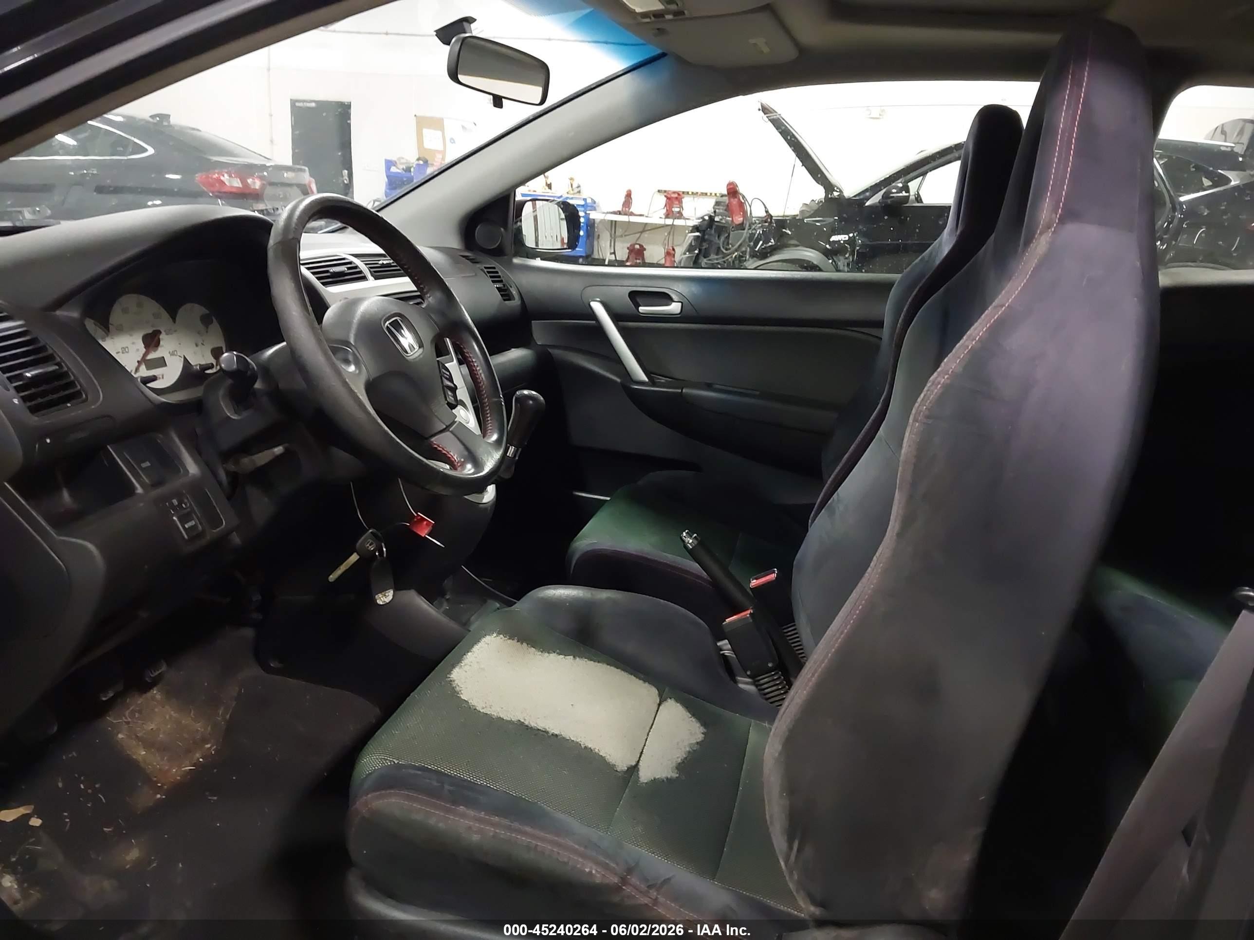 2004 Honda Civic Si Черный vin: SHHEP33504U504368