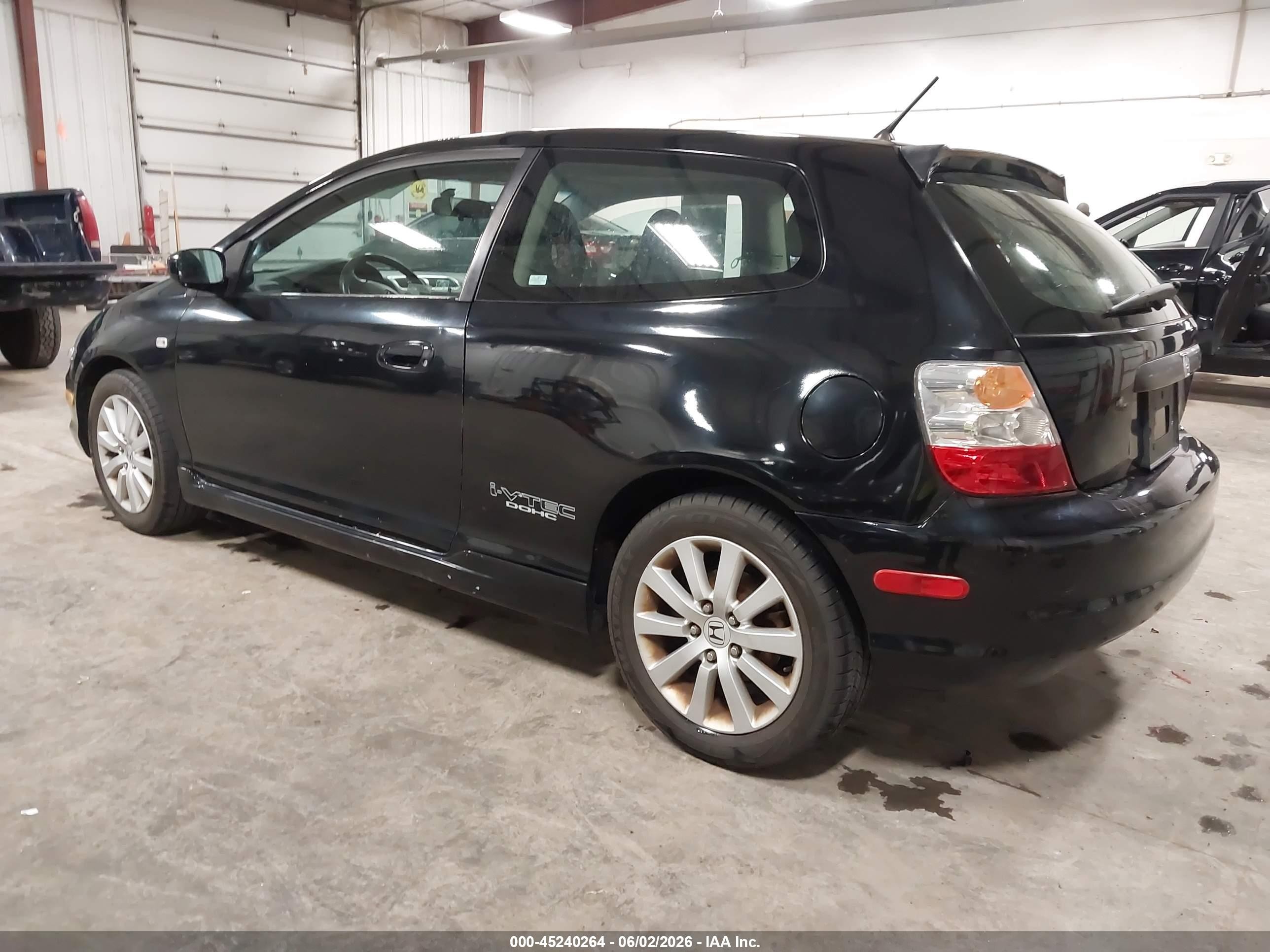 2004 Honda Civic Si Черный vin: SHHEP33504U504368