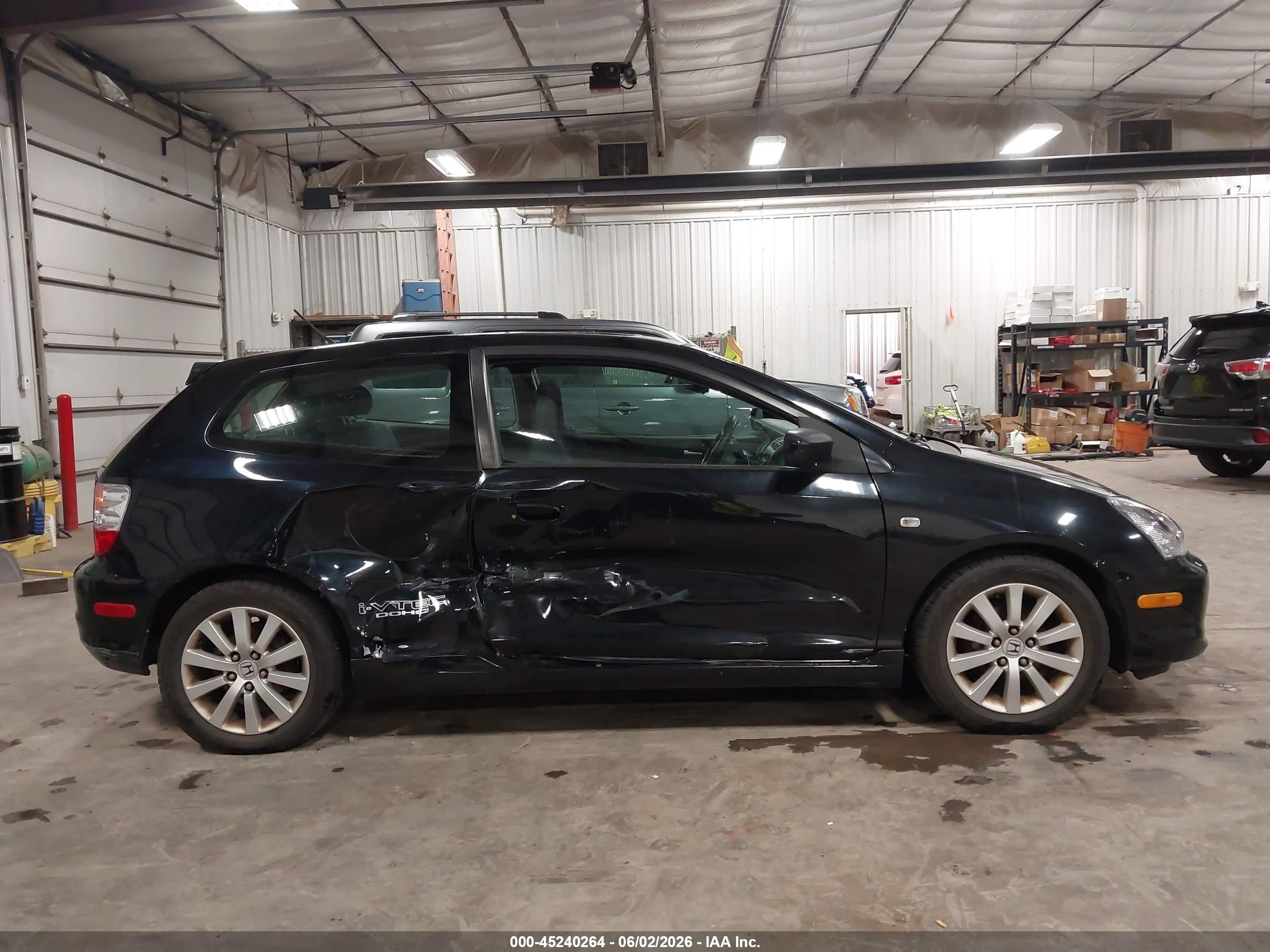 2004 Honda Civic Si Черный vin: SHHEP33504U504368