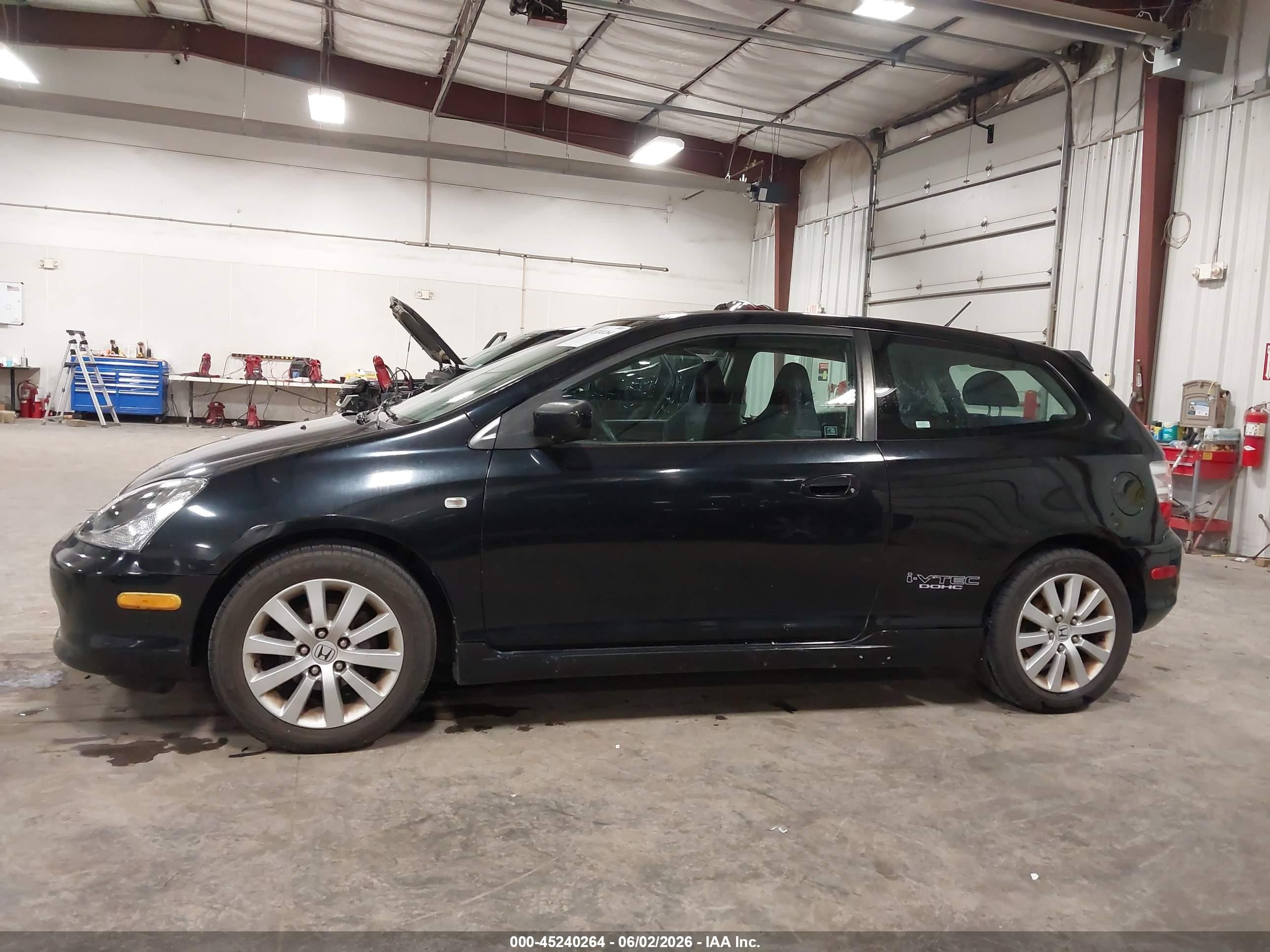 2004 Honda Civic Si Черный vin: SHHEP33504U504368