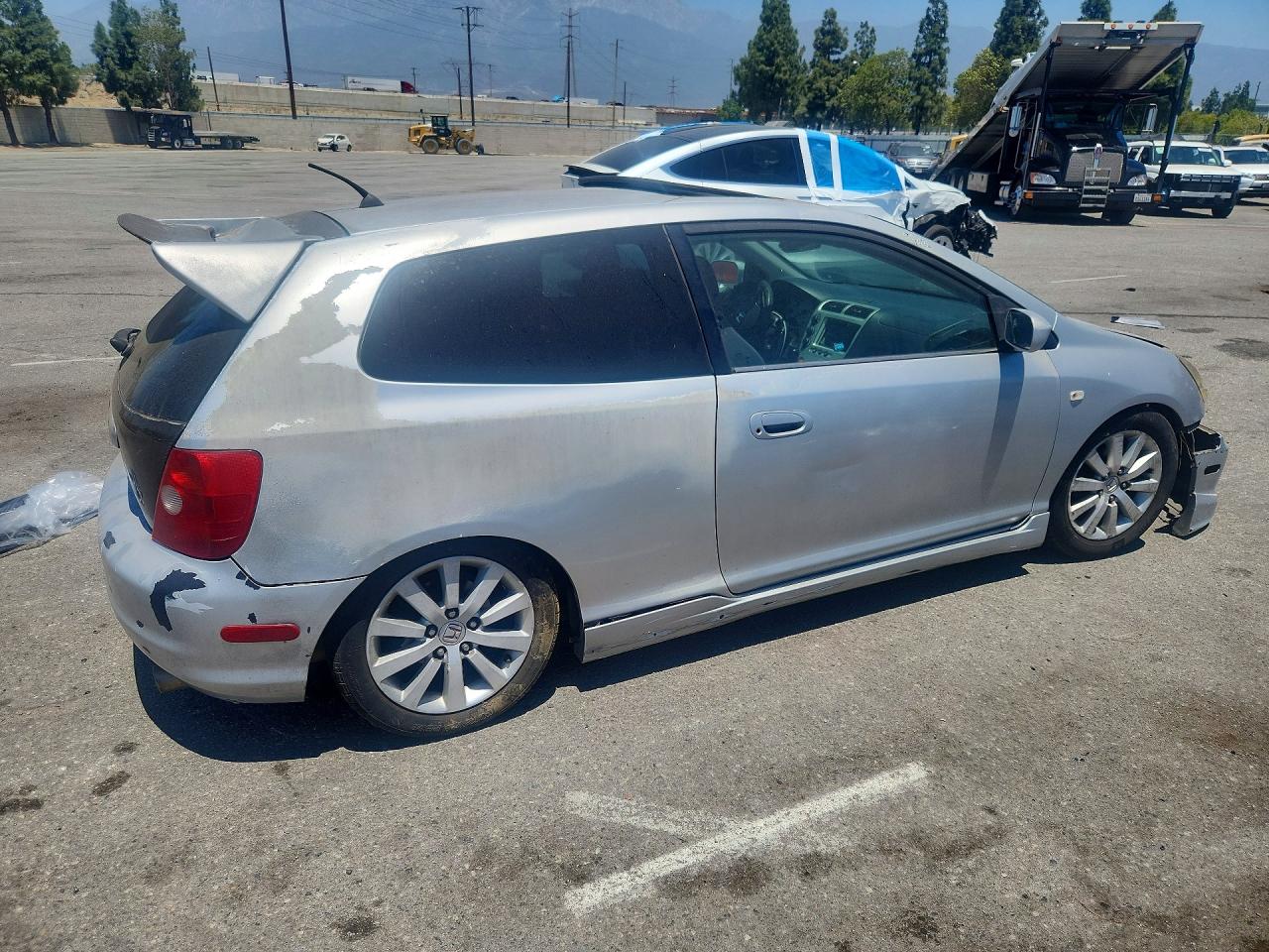 2005 Honda Civic Si Silver vin: SHHEP33515U502808