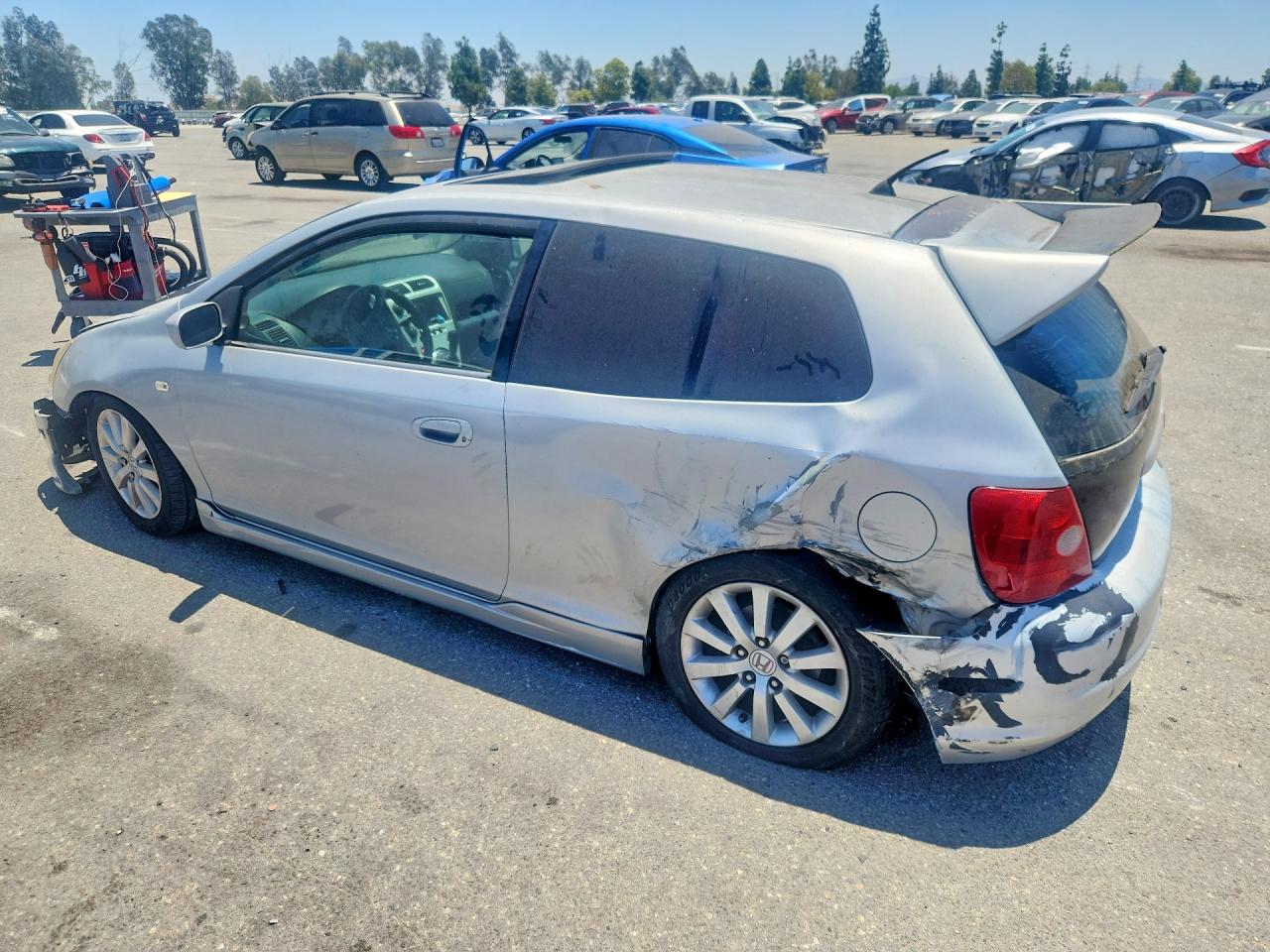 2005 Honda Civic Si Silver vin: SHHEP33515U502808