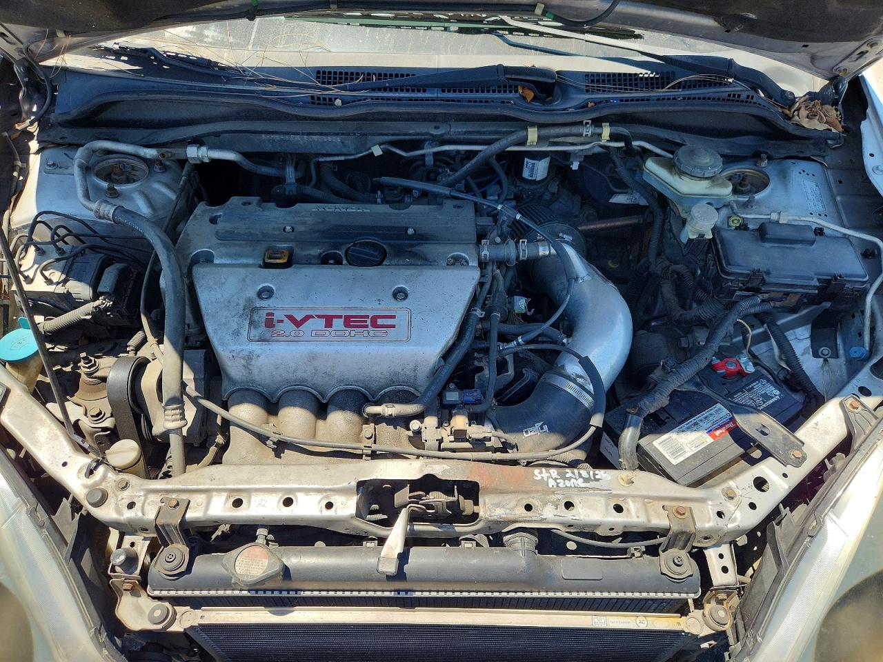 2005 Honda Civic Si Silver vin: SHHEP33515U502808