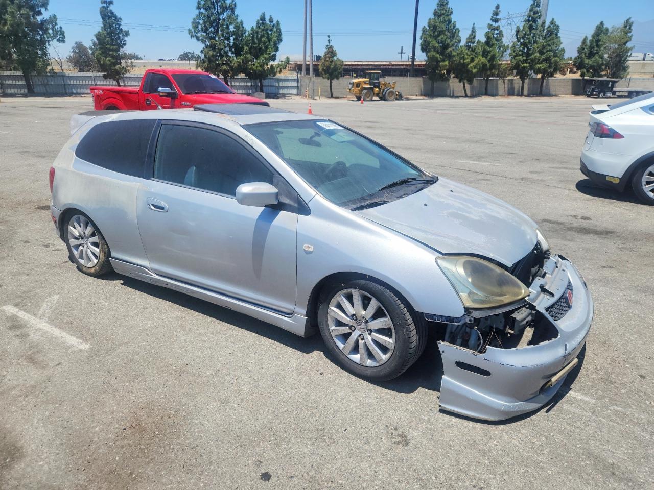 2005 Honda Civic Si Silver vin: SHHEP33515U502808