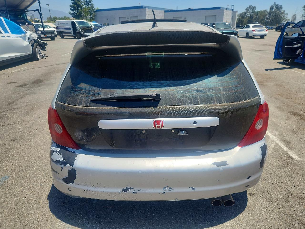 2005 Honda Civic Si Silver vin: SHHEP33515U502808