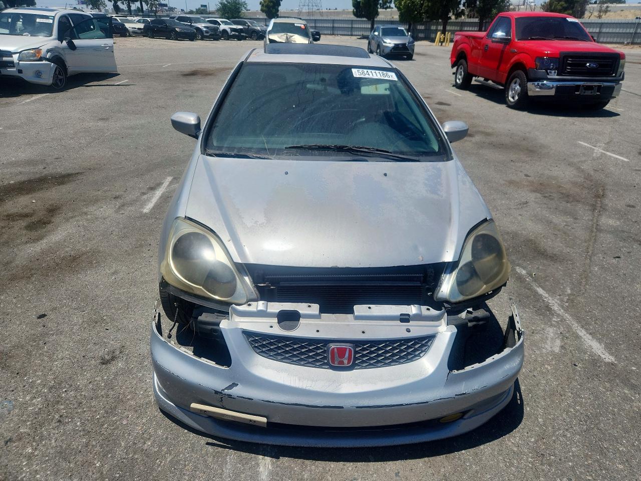 2005 Honda Civic Si Silver vin: SHHEP33515U502808